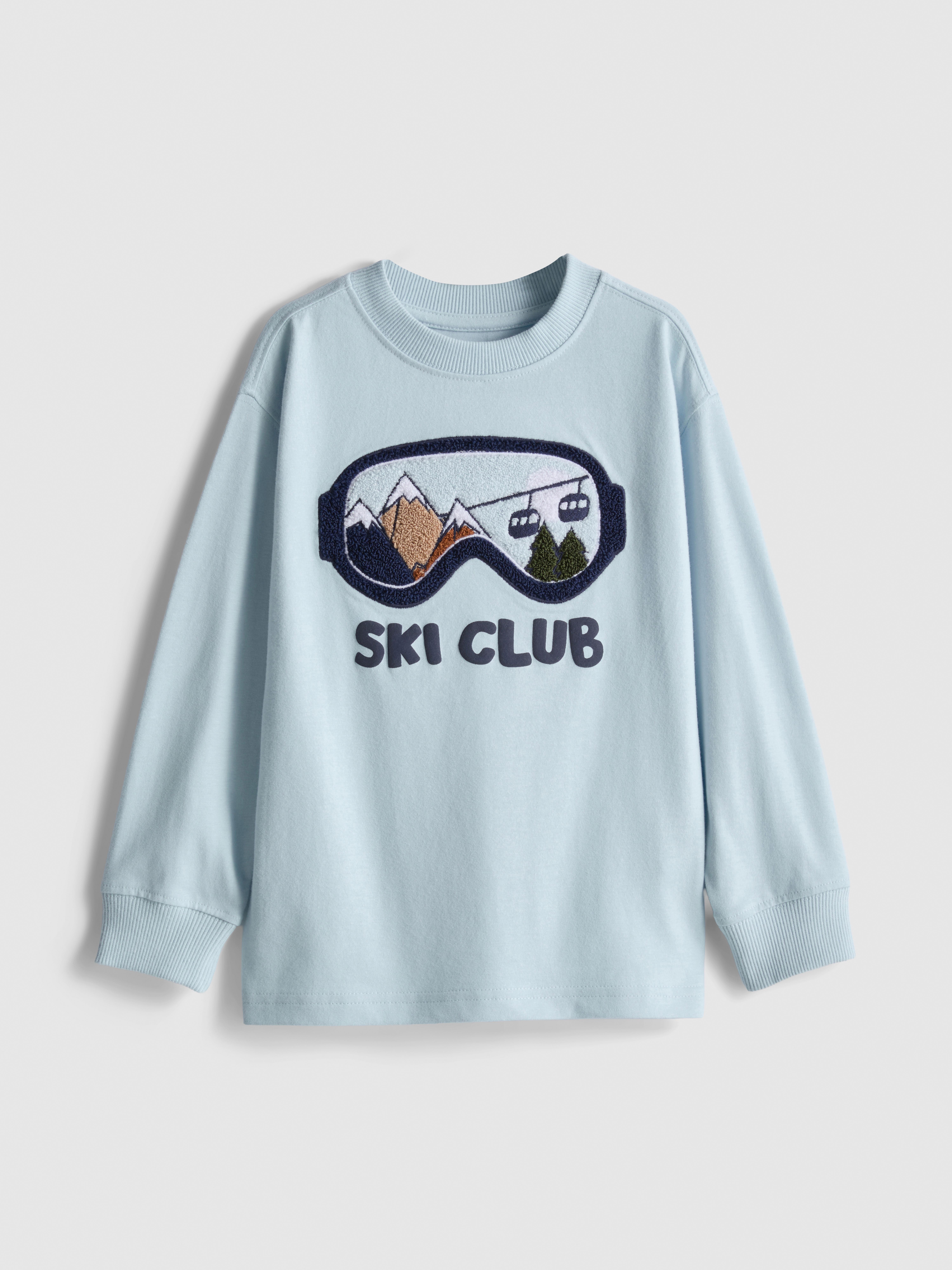 1-9yrs | Pure Cotton Long Sleeve T-Shirt