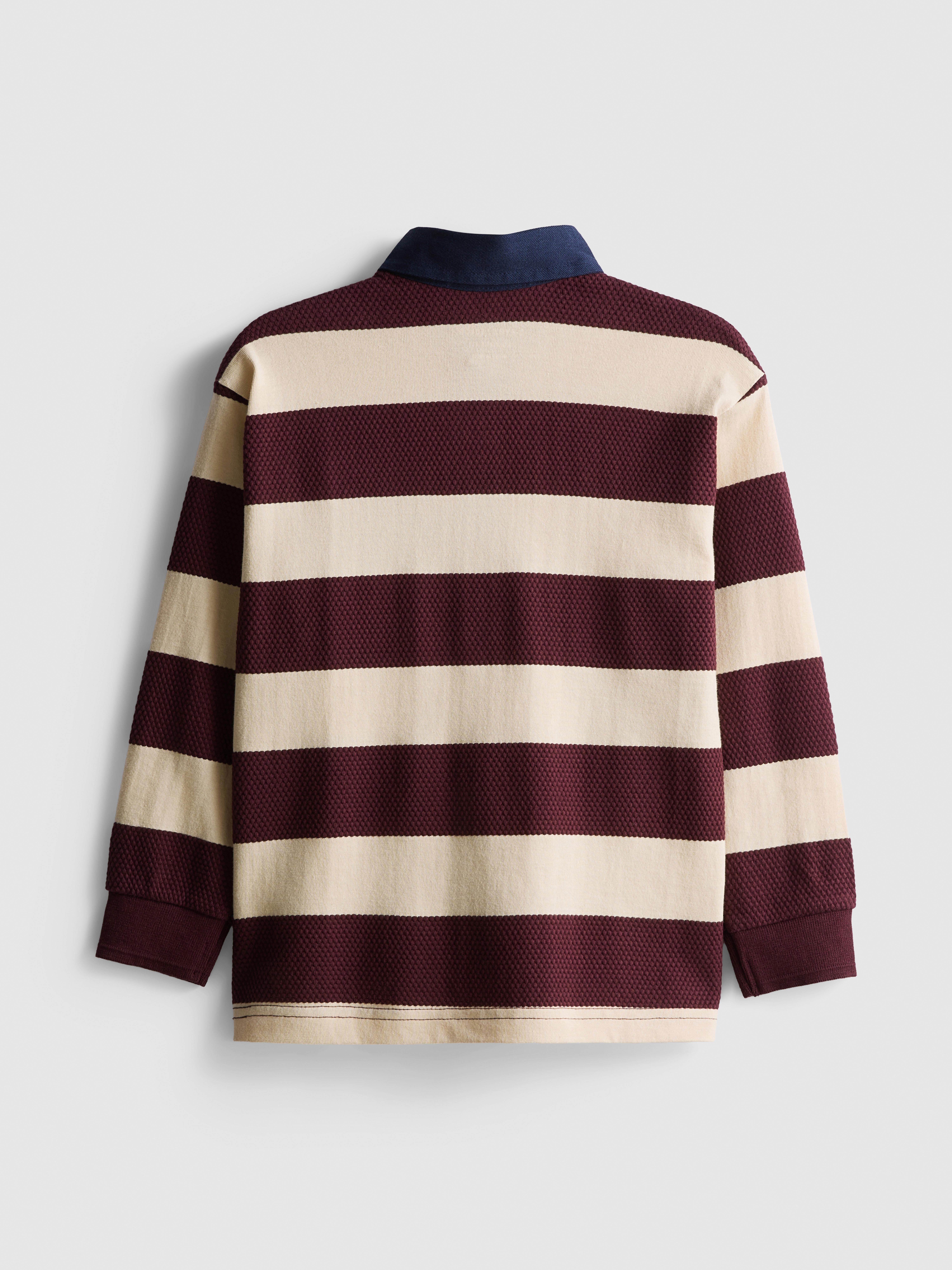 1-9yrs | Pure Cotton Stripe Dog Graphic Polo Shirt