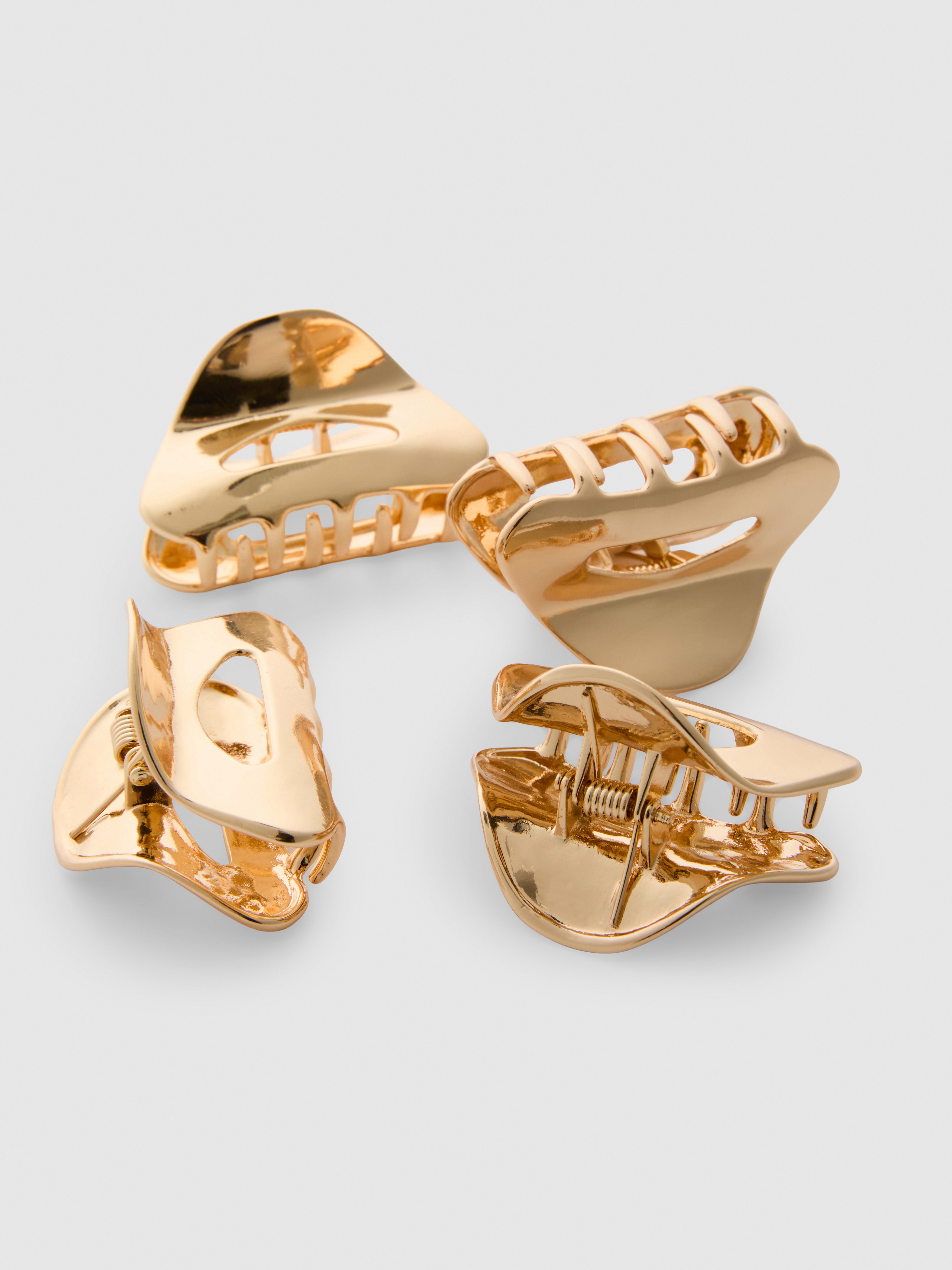 Sculpturale haarklemmen, set van 4