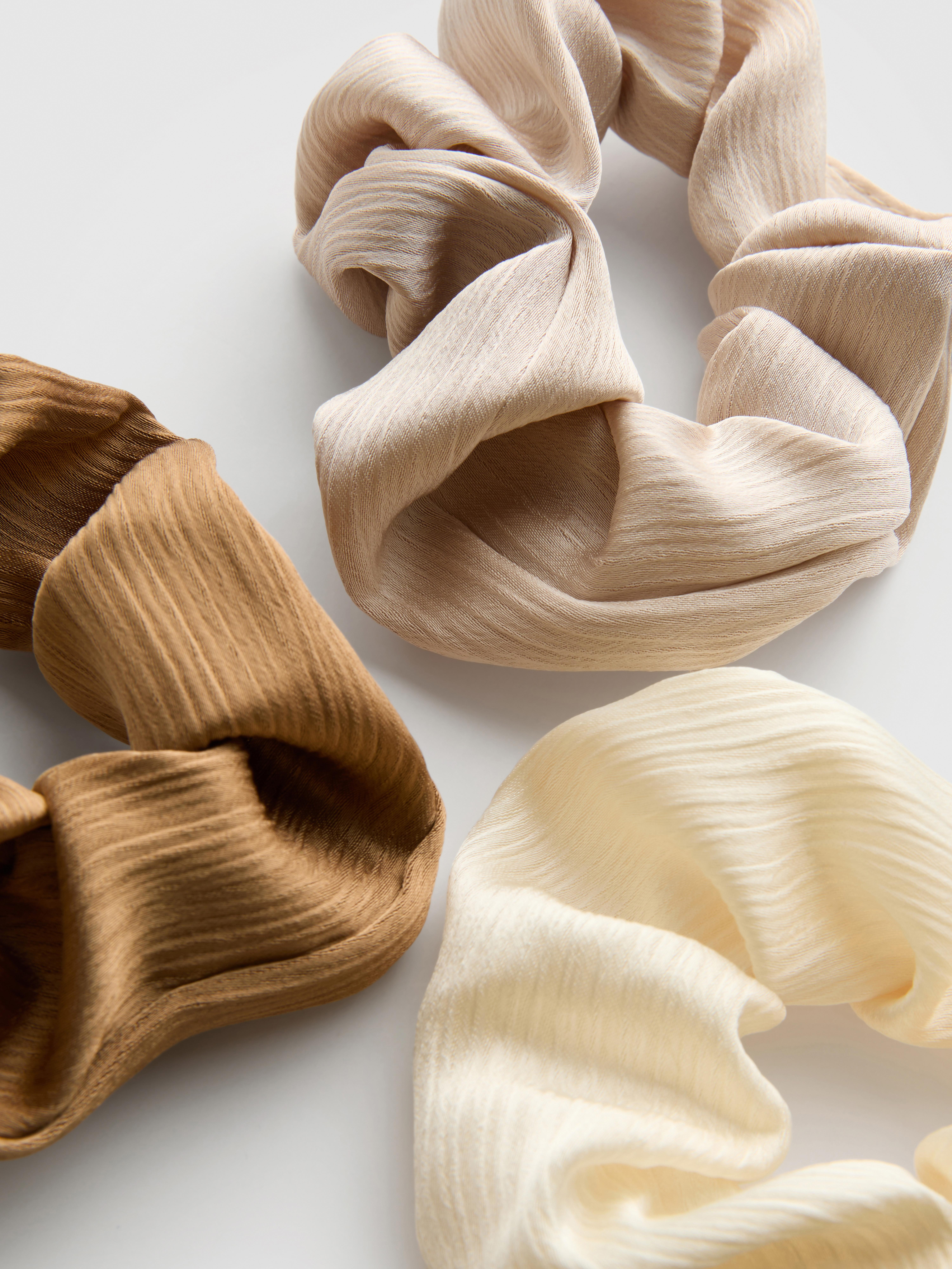 3pk Crinkle Scrunchies