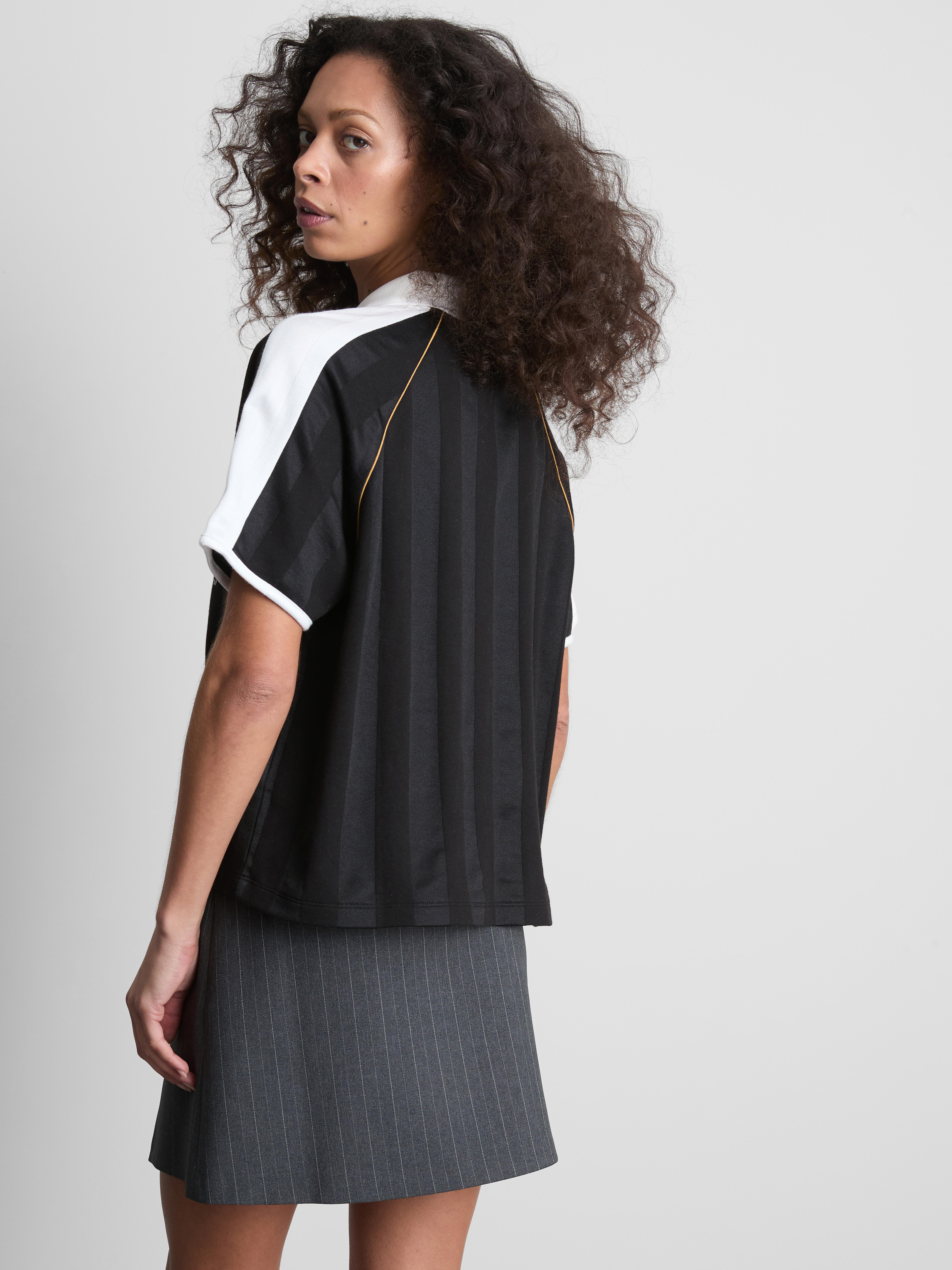 Guinness Cropped Cotton Blend Football Jersey Top