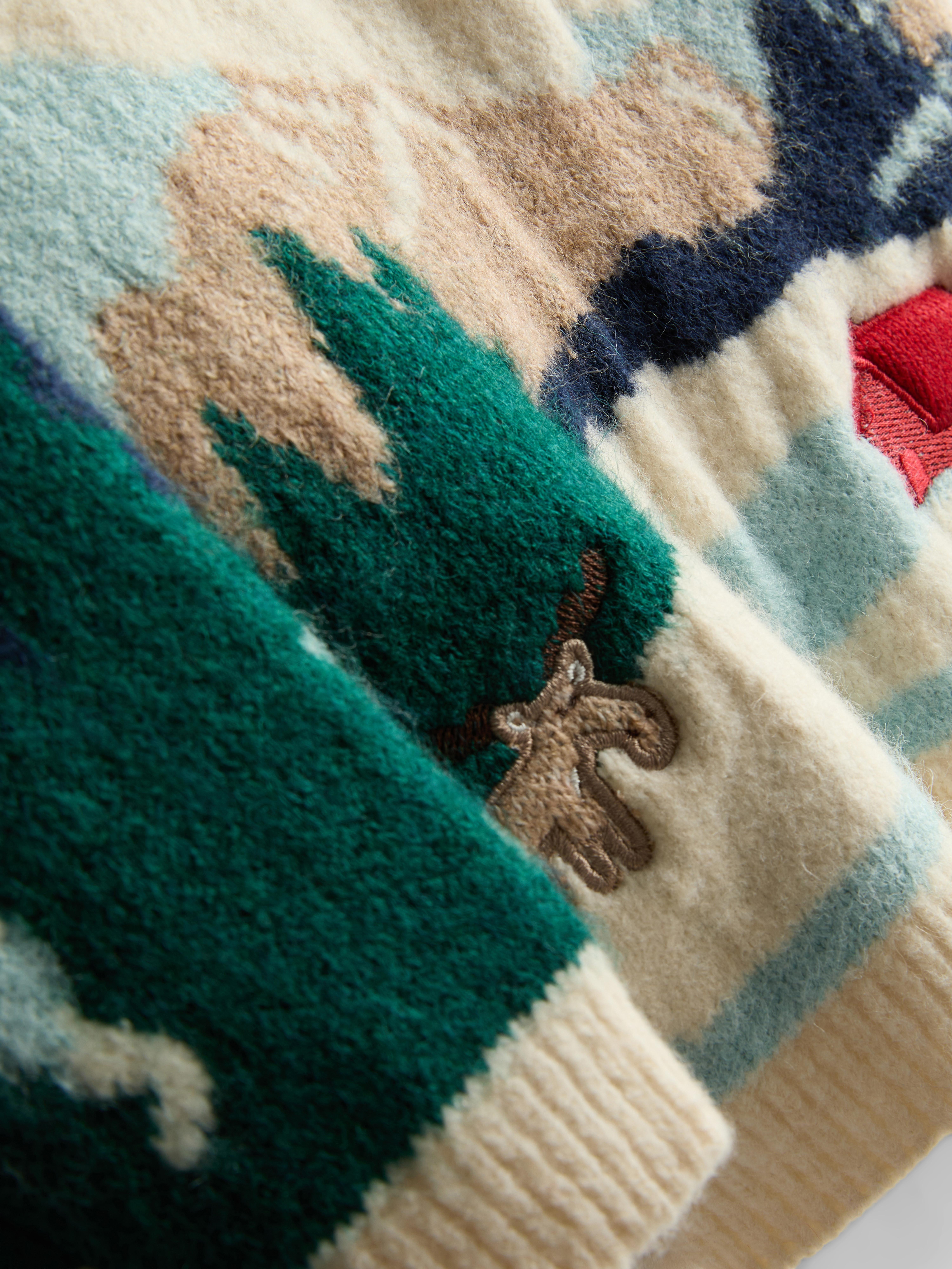Baby Boys Ivory 0-18mths | Mountain Lodge Graphic Sweater | Primark