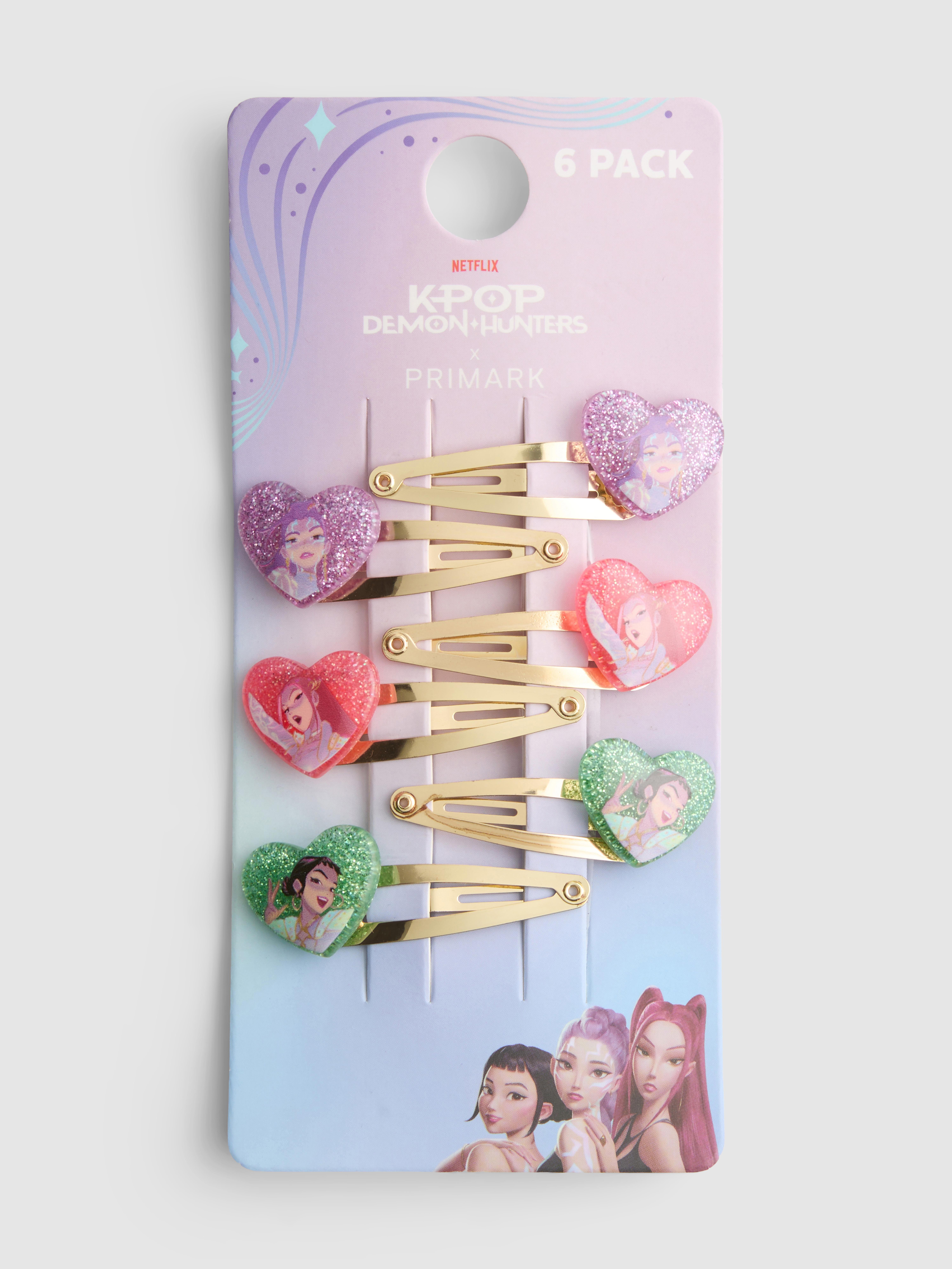 6pk Netflix KPop Demon Hunters Hair Clips