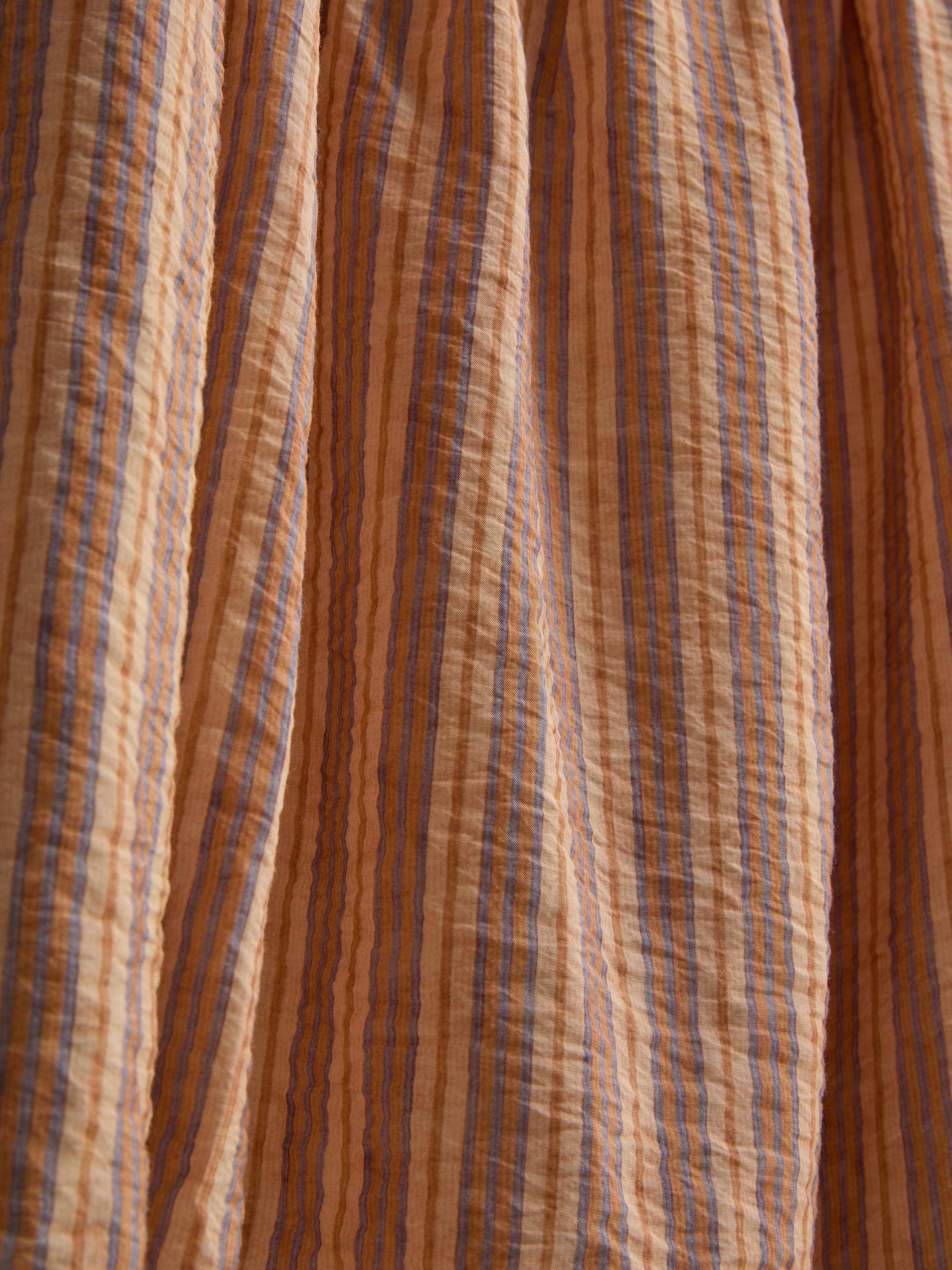 Striped Frill Cami Maxi Dress