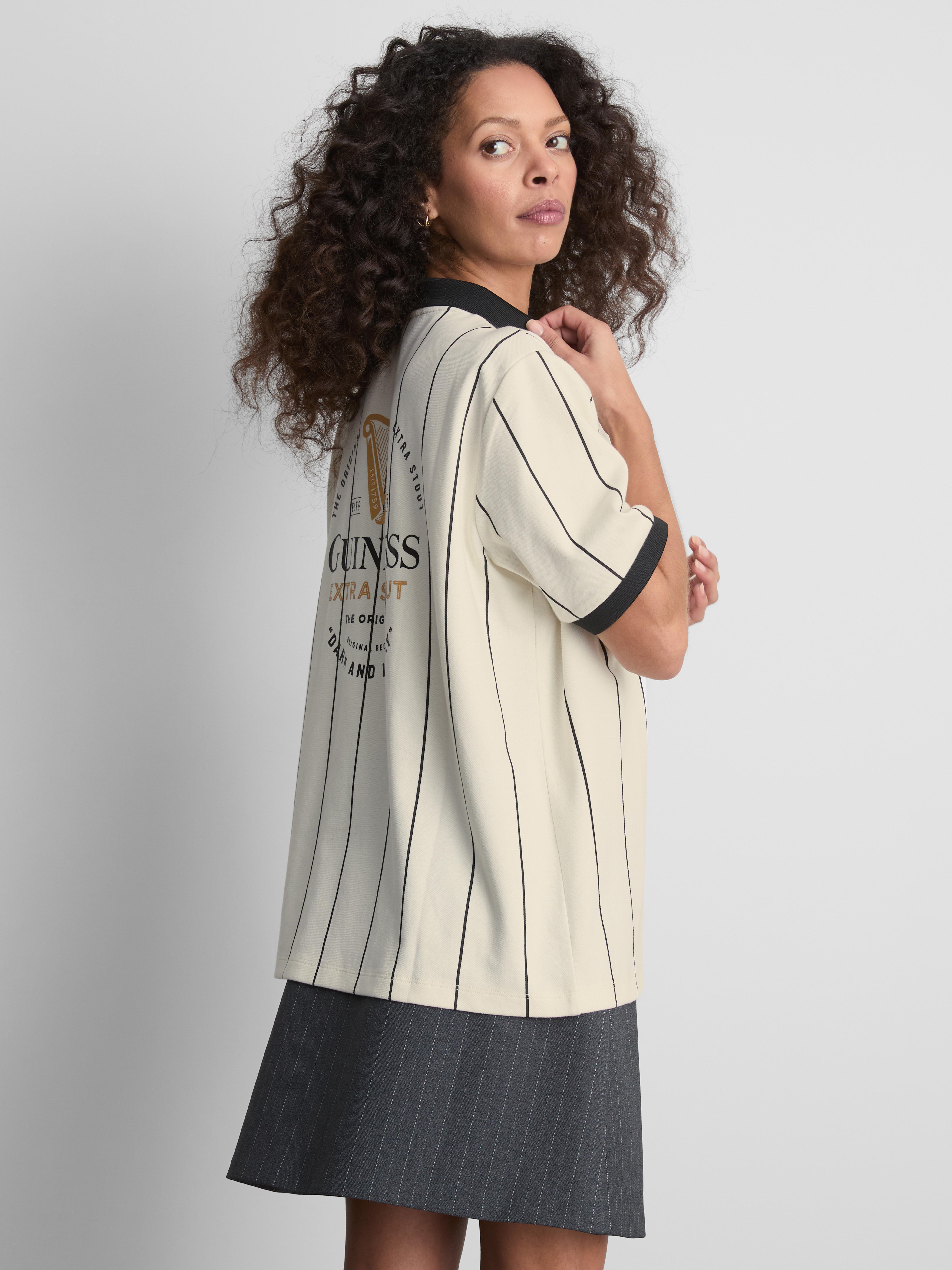 Guinness Cotton Rich Striped Football Tee