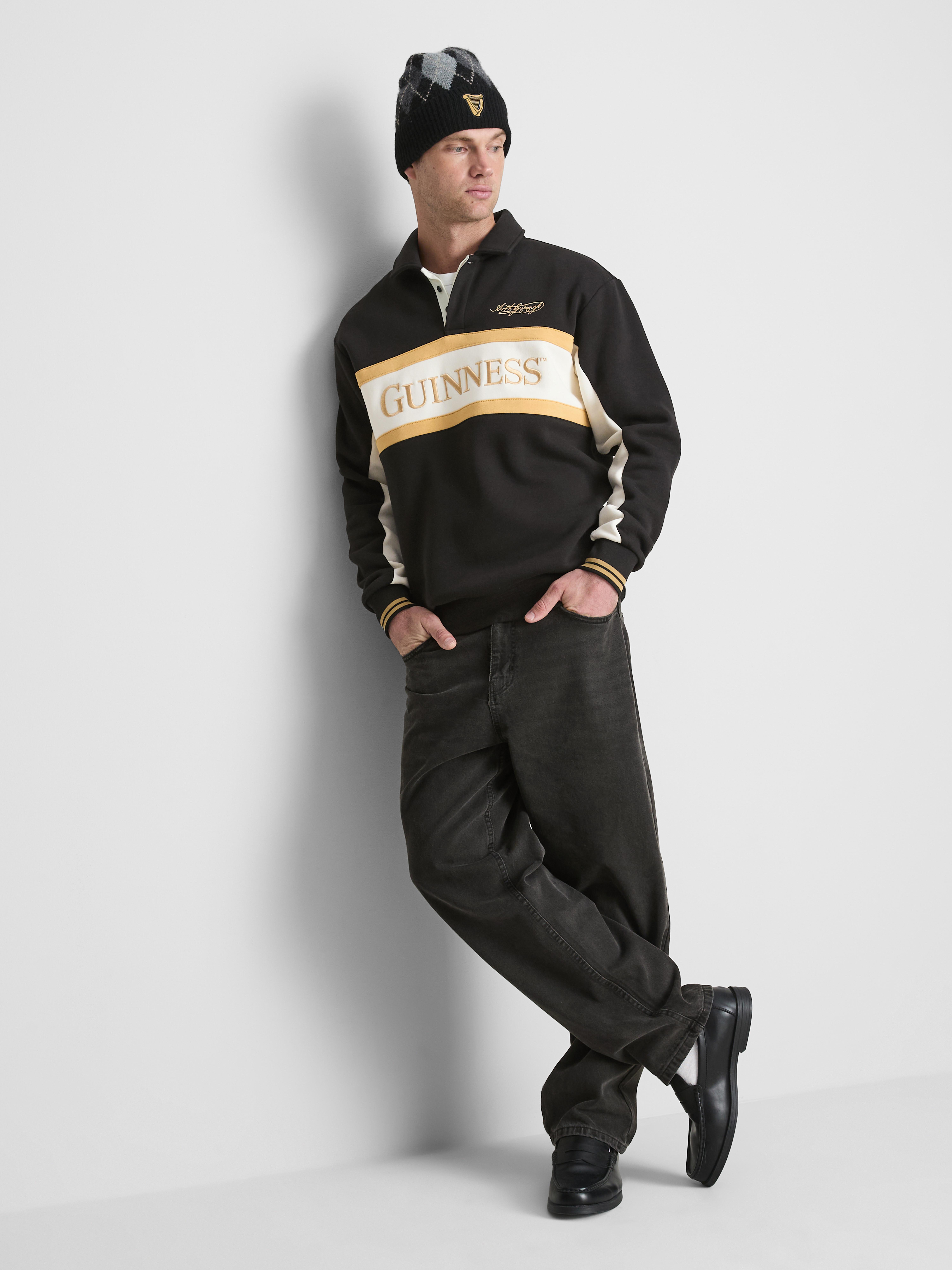 Guinness Oversized Collared Sweatshirt