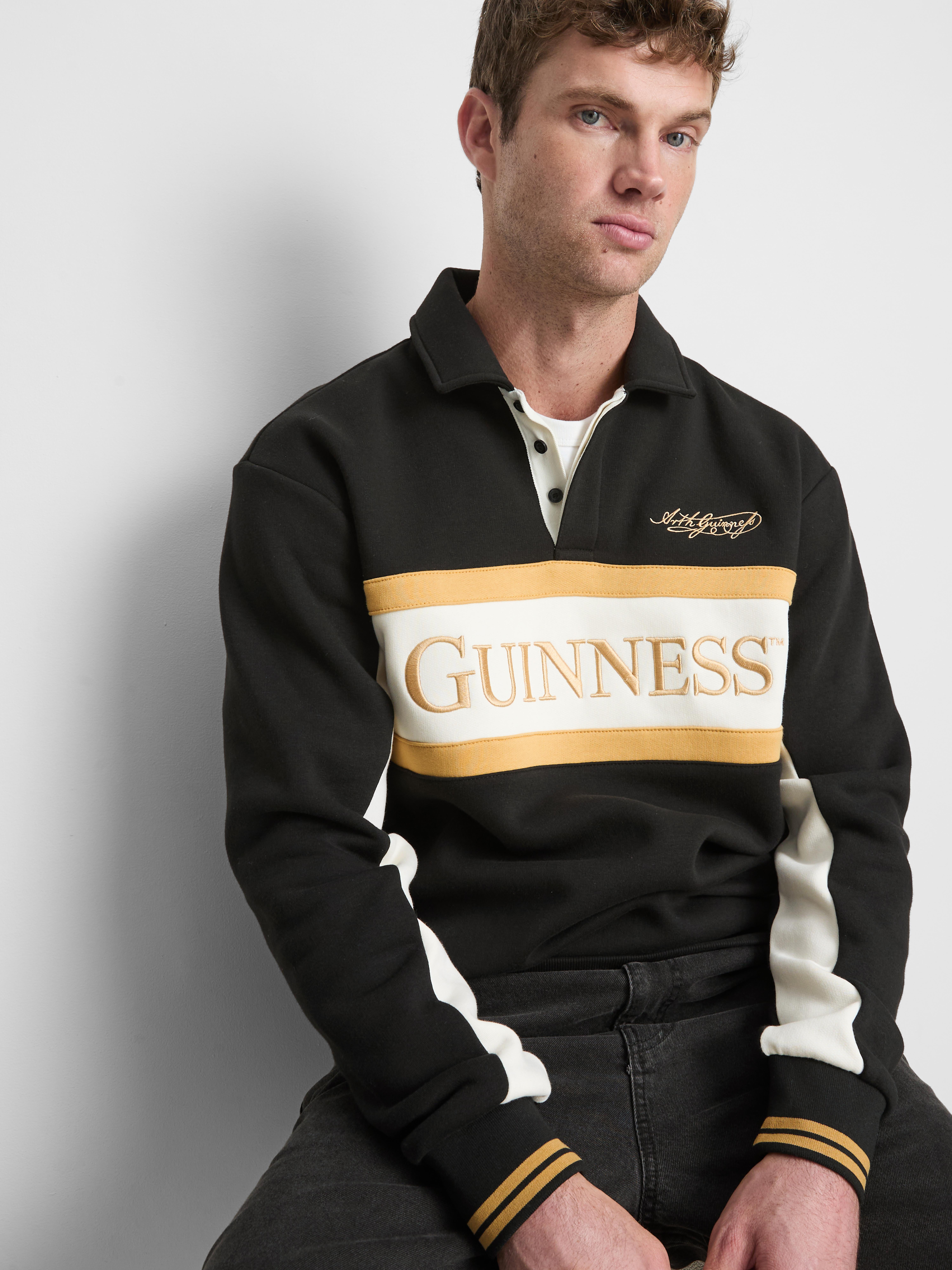 Guinness Oversized Collared Sweatshirt