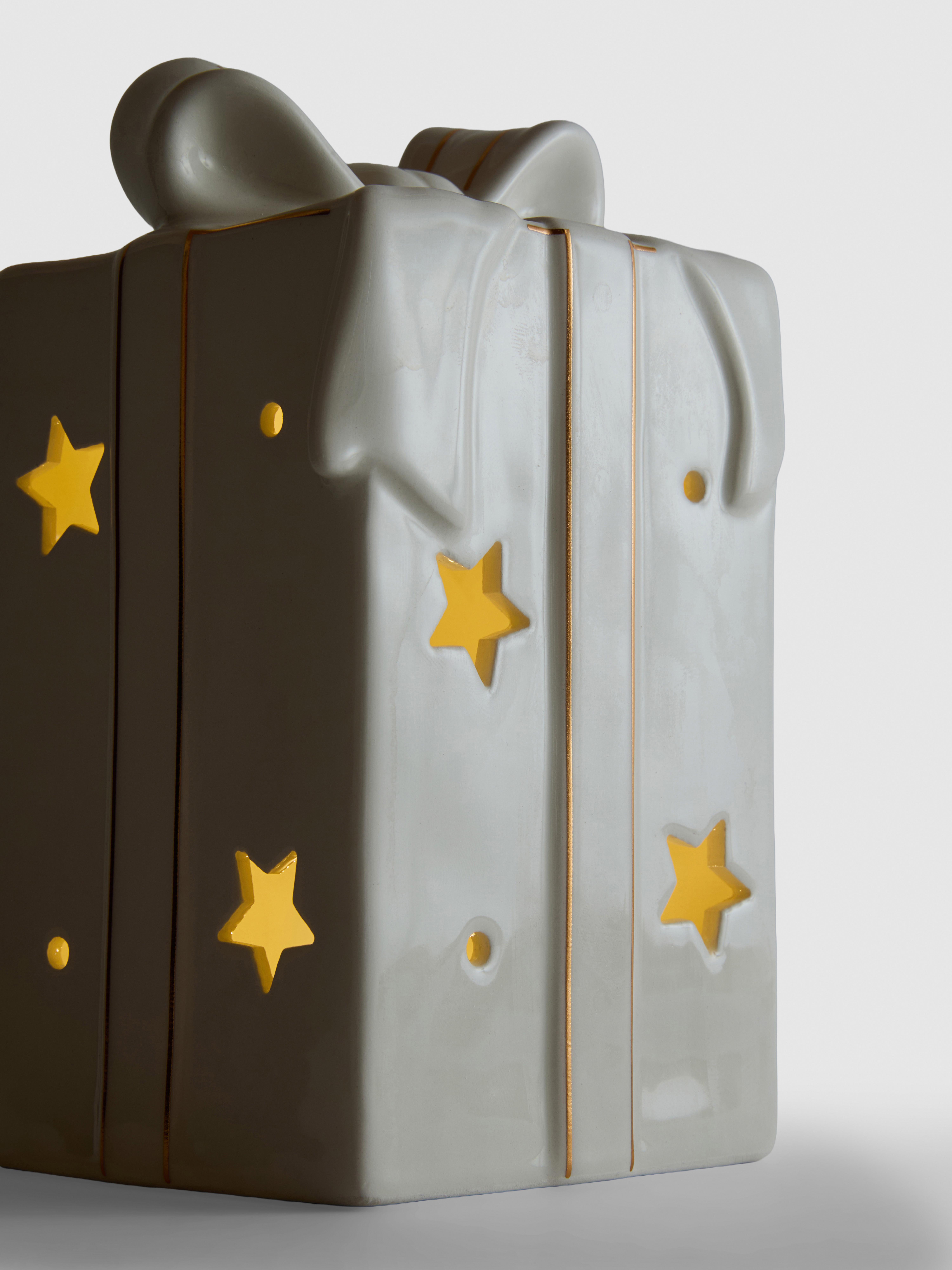 Tall LED Christmas Present Decoration