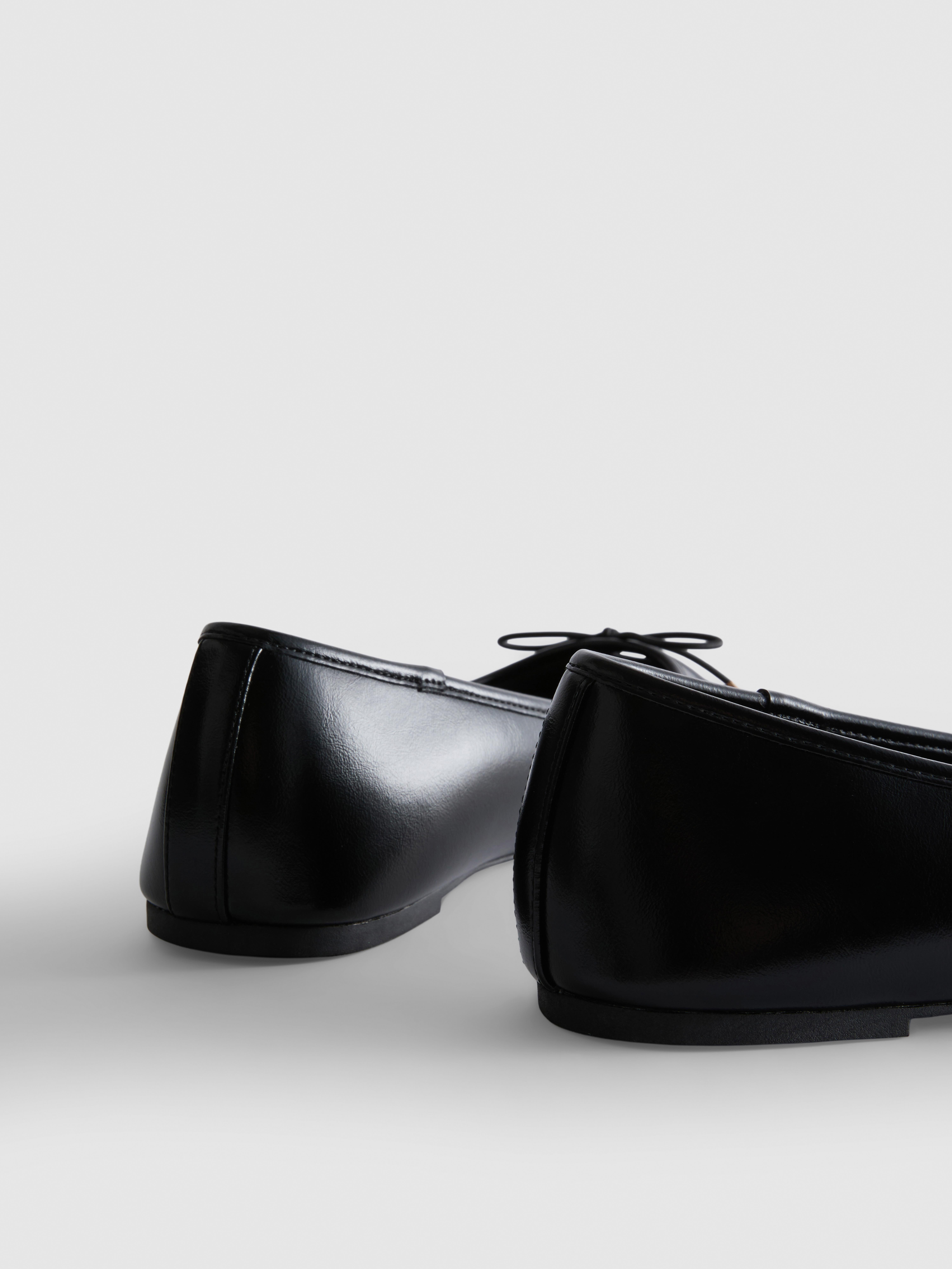 Wide-Fit Patent Ballerina Flats