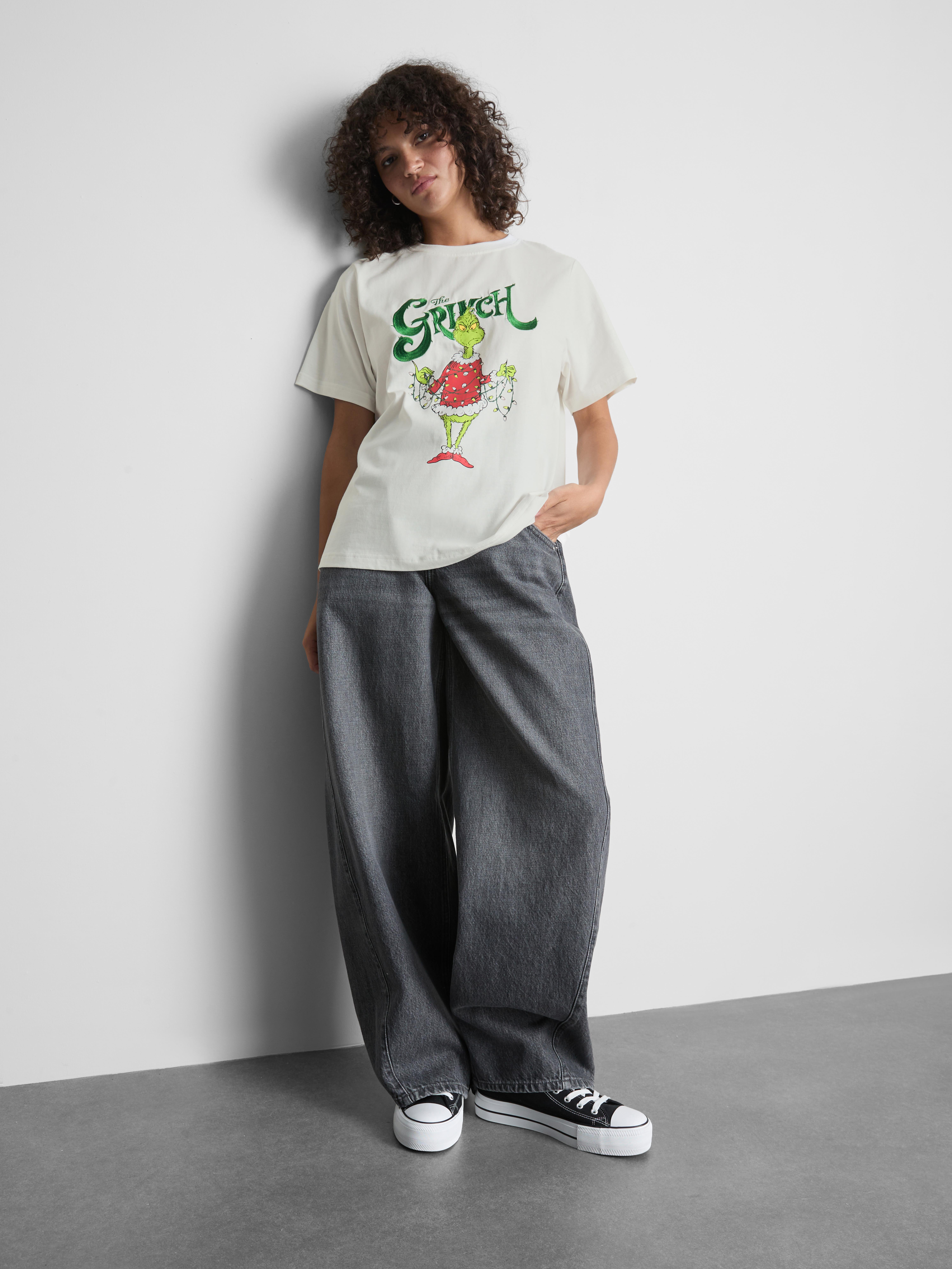 The Grinch Pure Cotton Christmas Graphic Tee