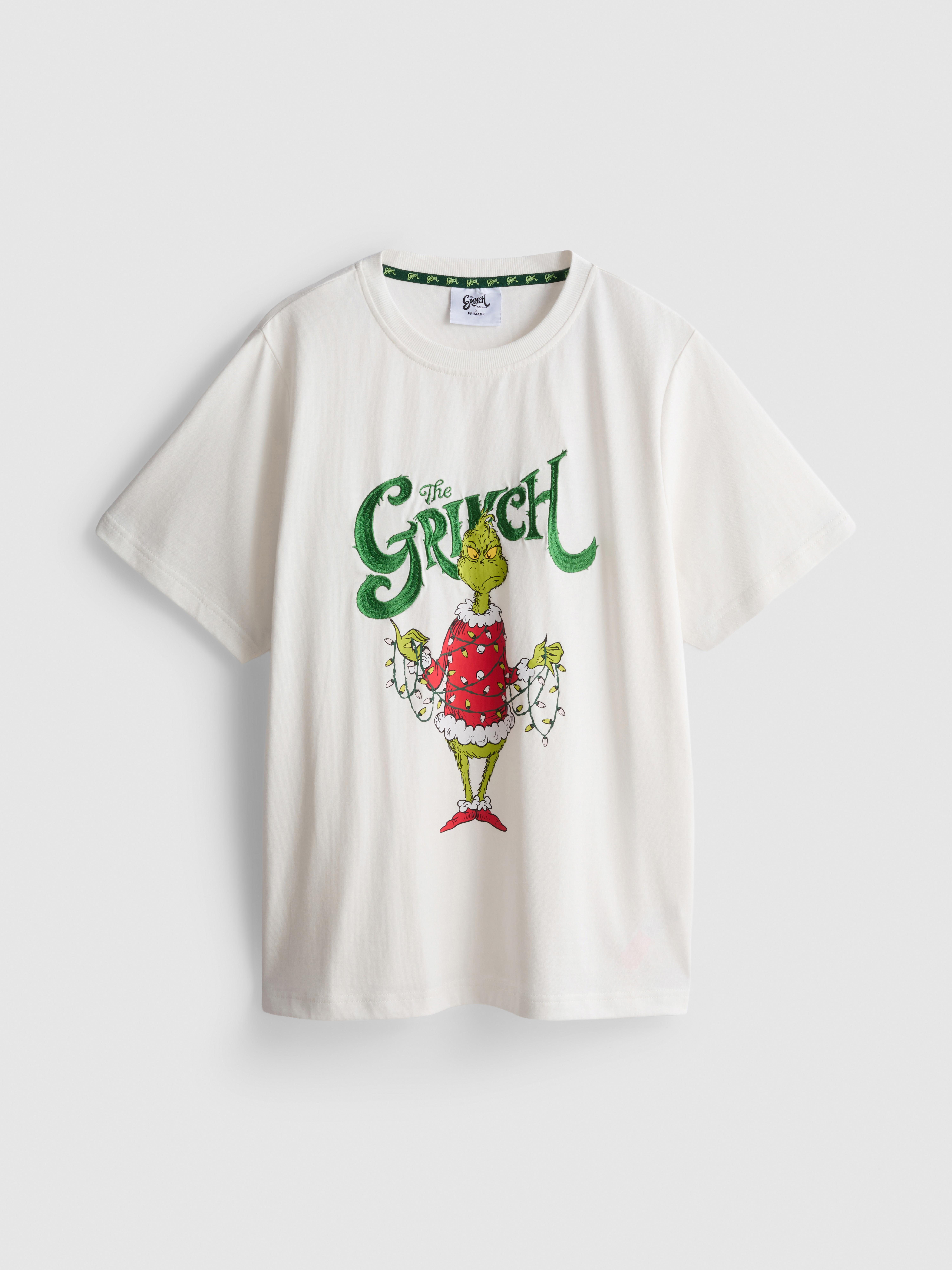 The Grinch Pure Cotton Christmas Graphic Tee