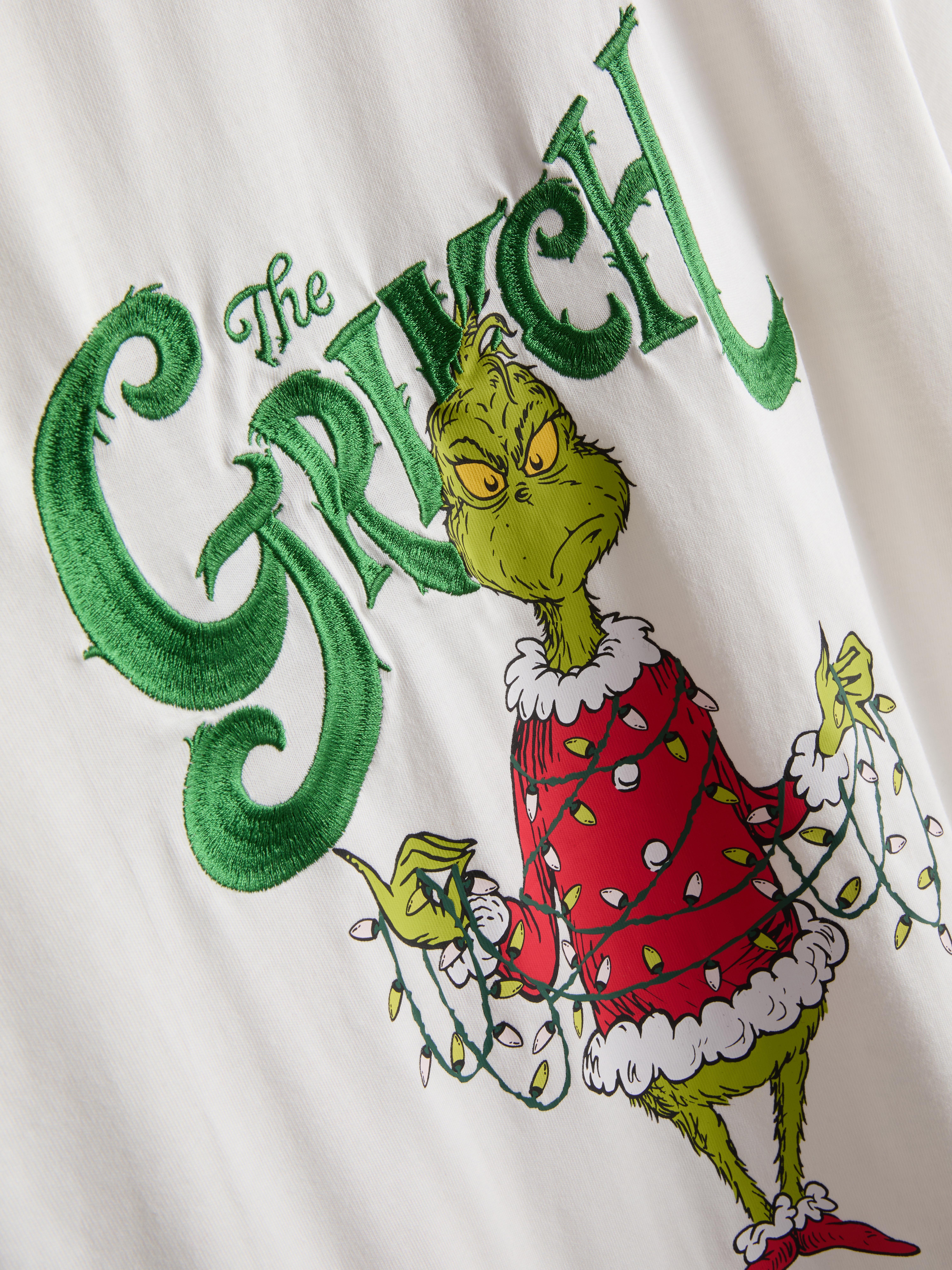 The Grinch Pure Cotton Christmas Graphic Tee
