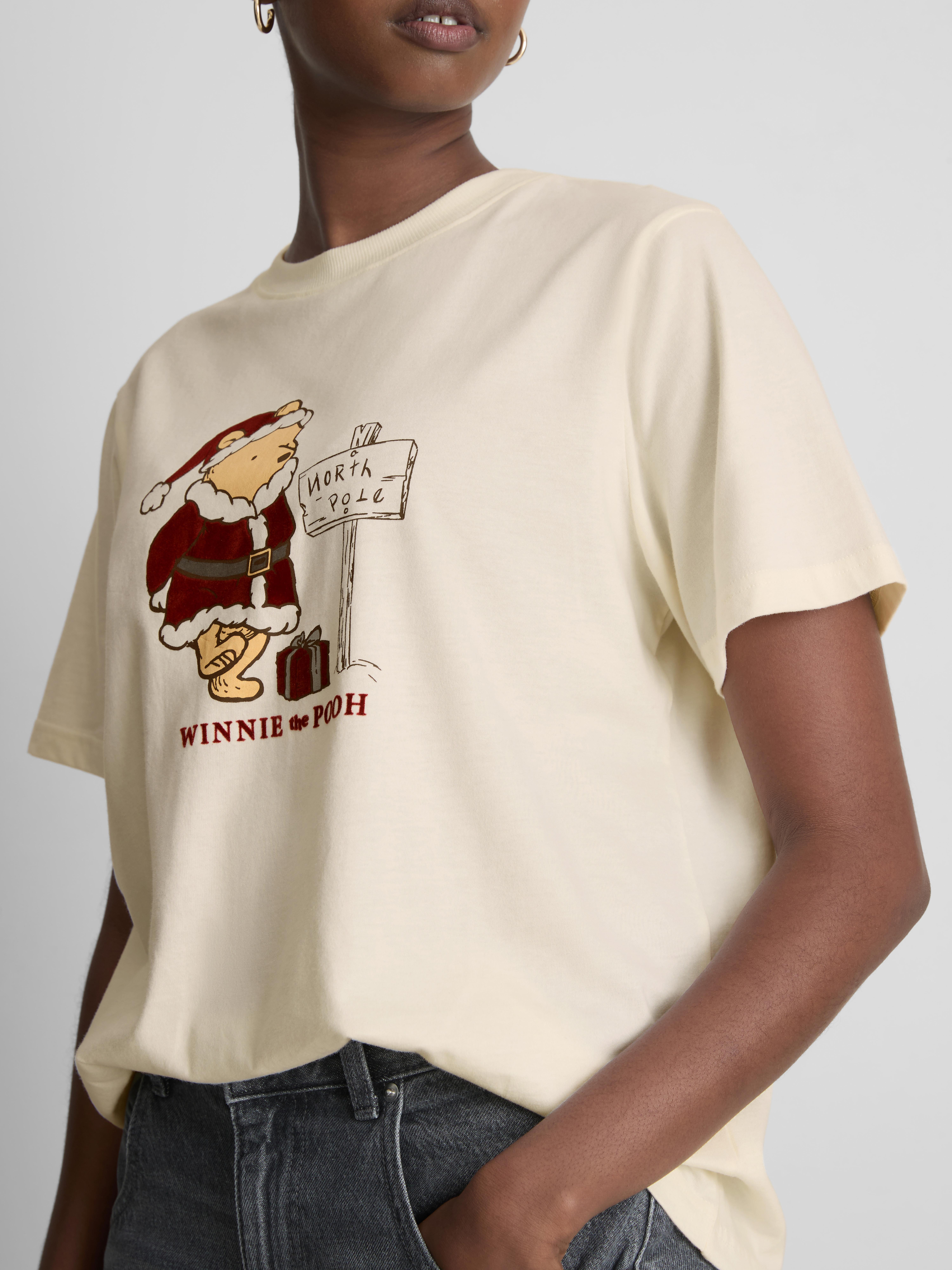 Disney's Winnie the Pooh Pure Cotton Christmas Graphic Tee
