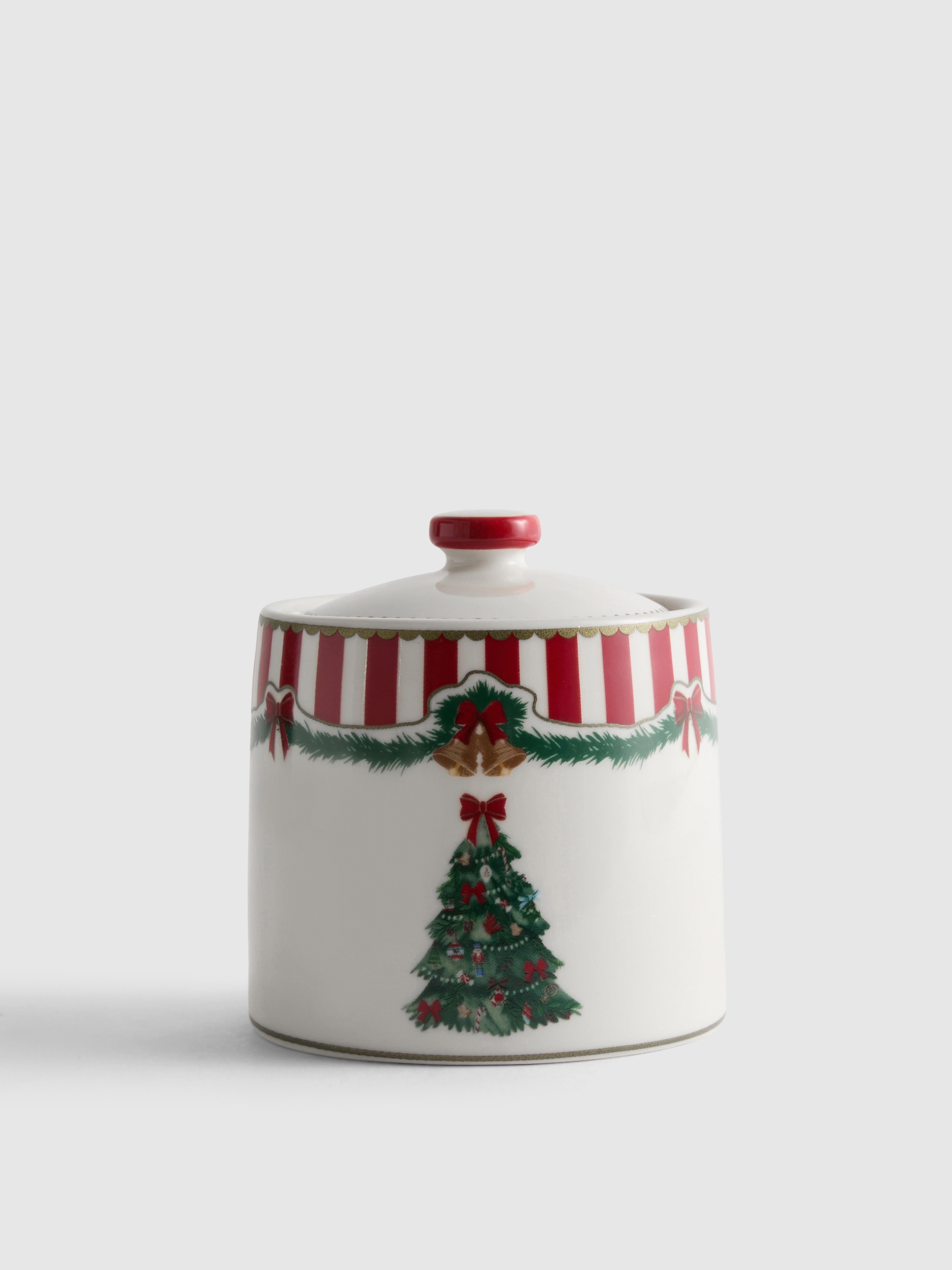Christmas Tree Sugar Bowl