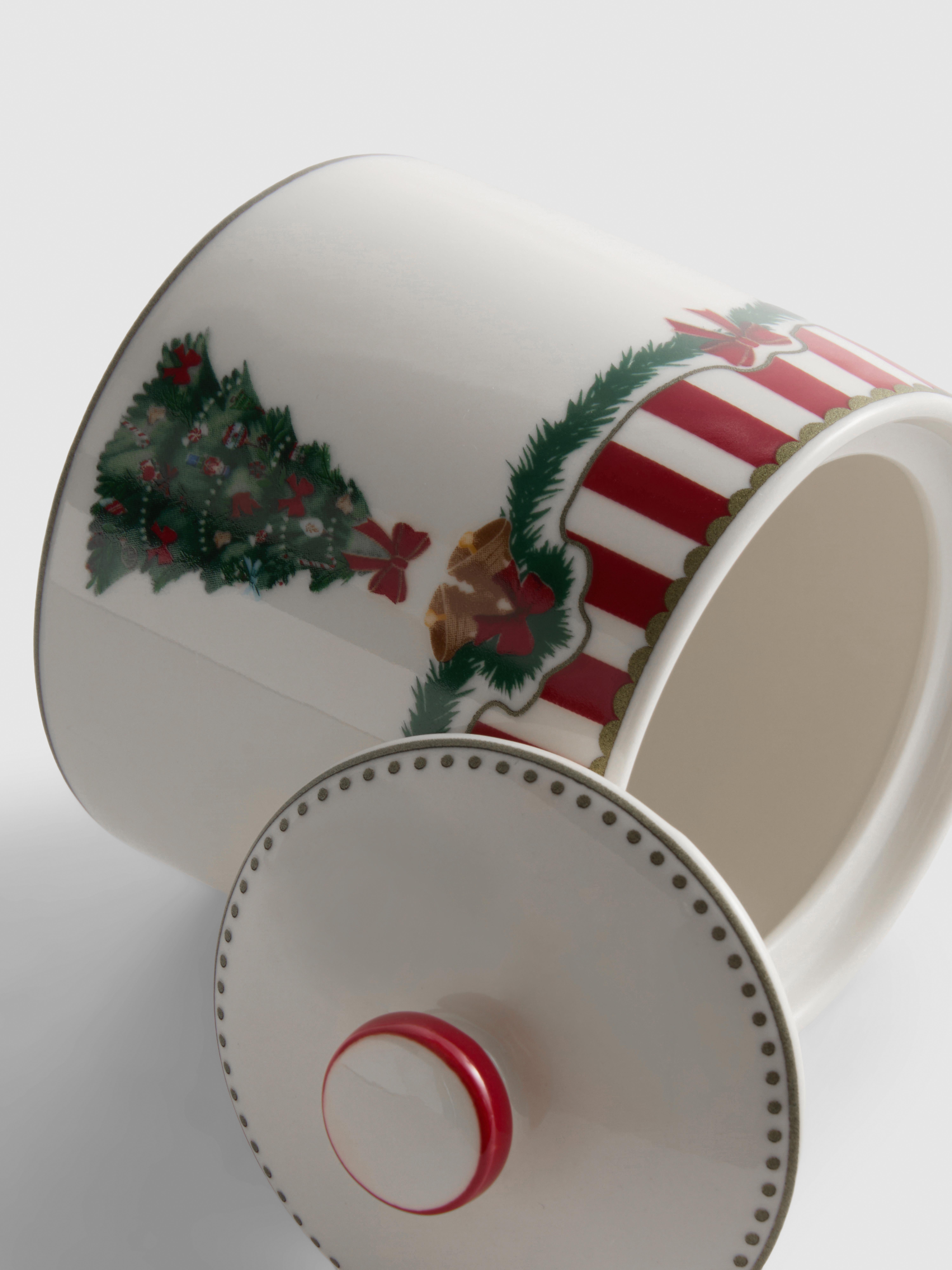 Christmas Tree Sugar Bowl