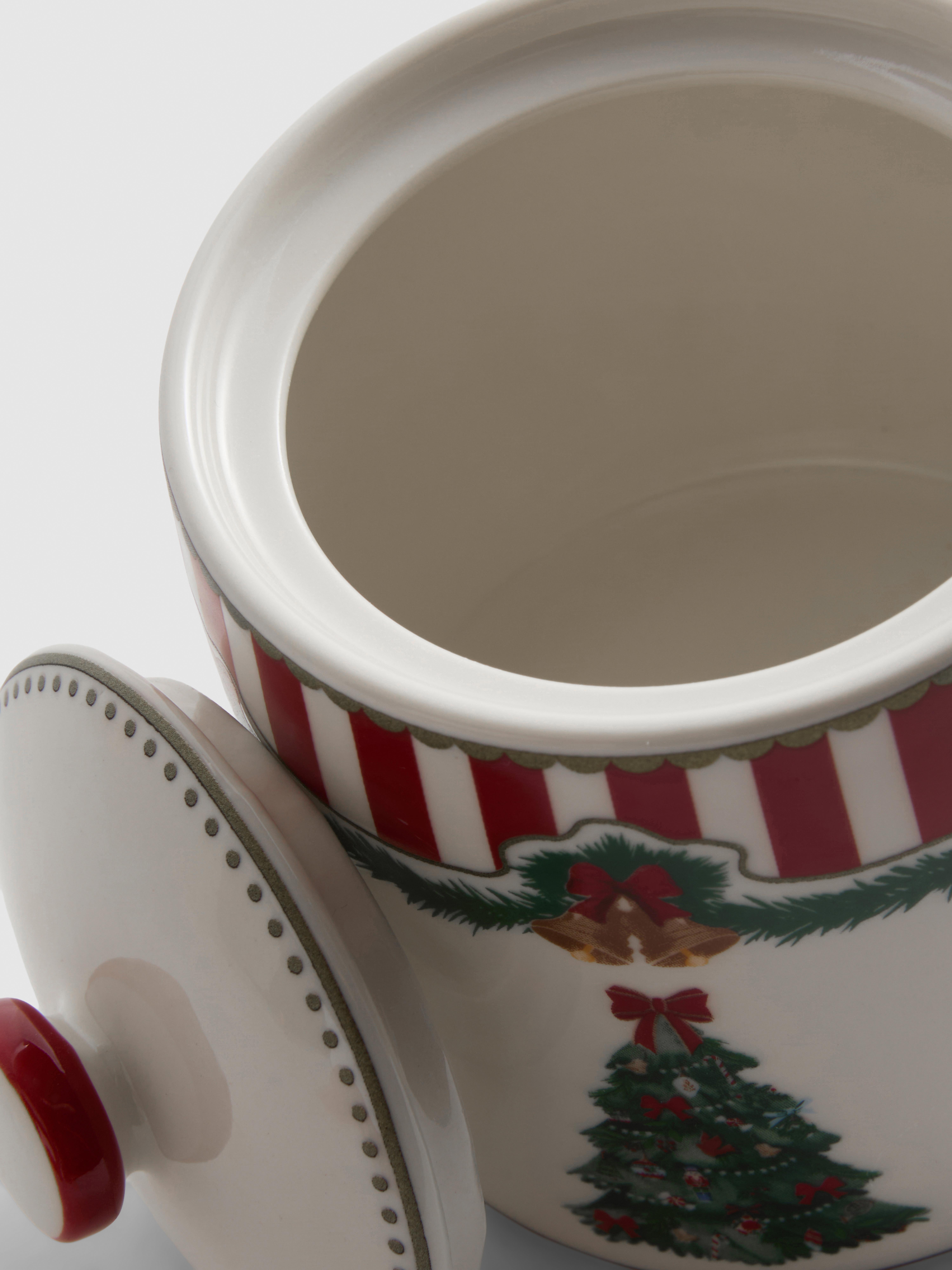 Christmas Tree Sugar Bowl