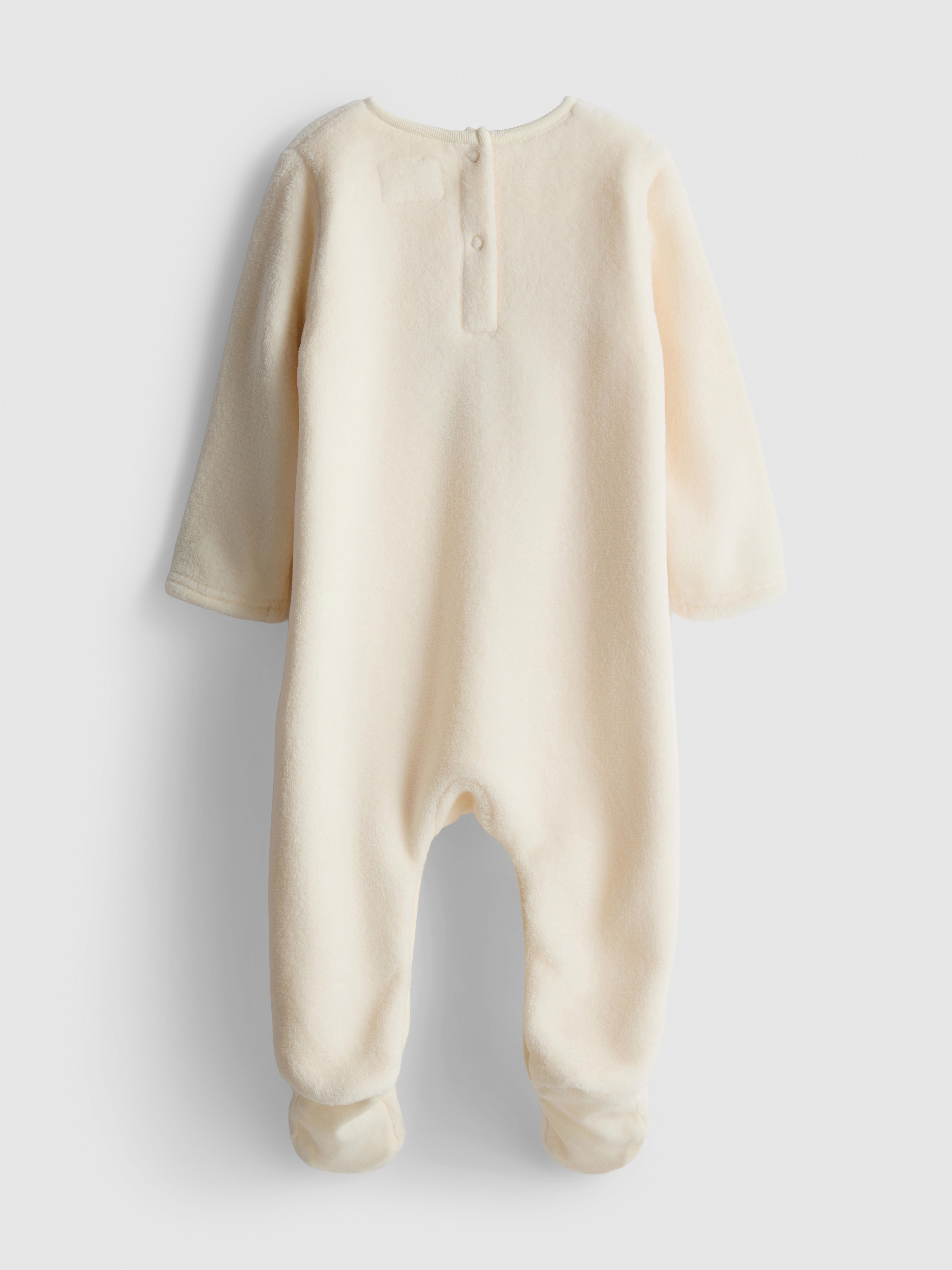Baby Boys;Girls;Unisex Ivory 0-18mths | Polar Bear Graphic Fleece ...