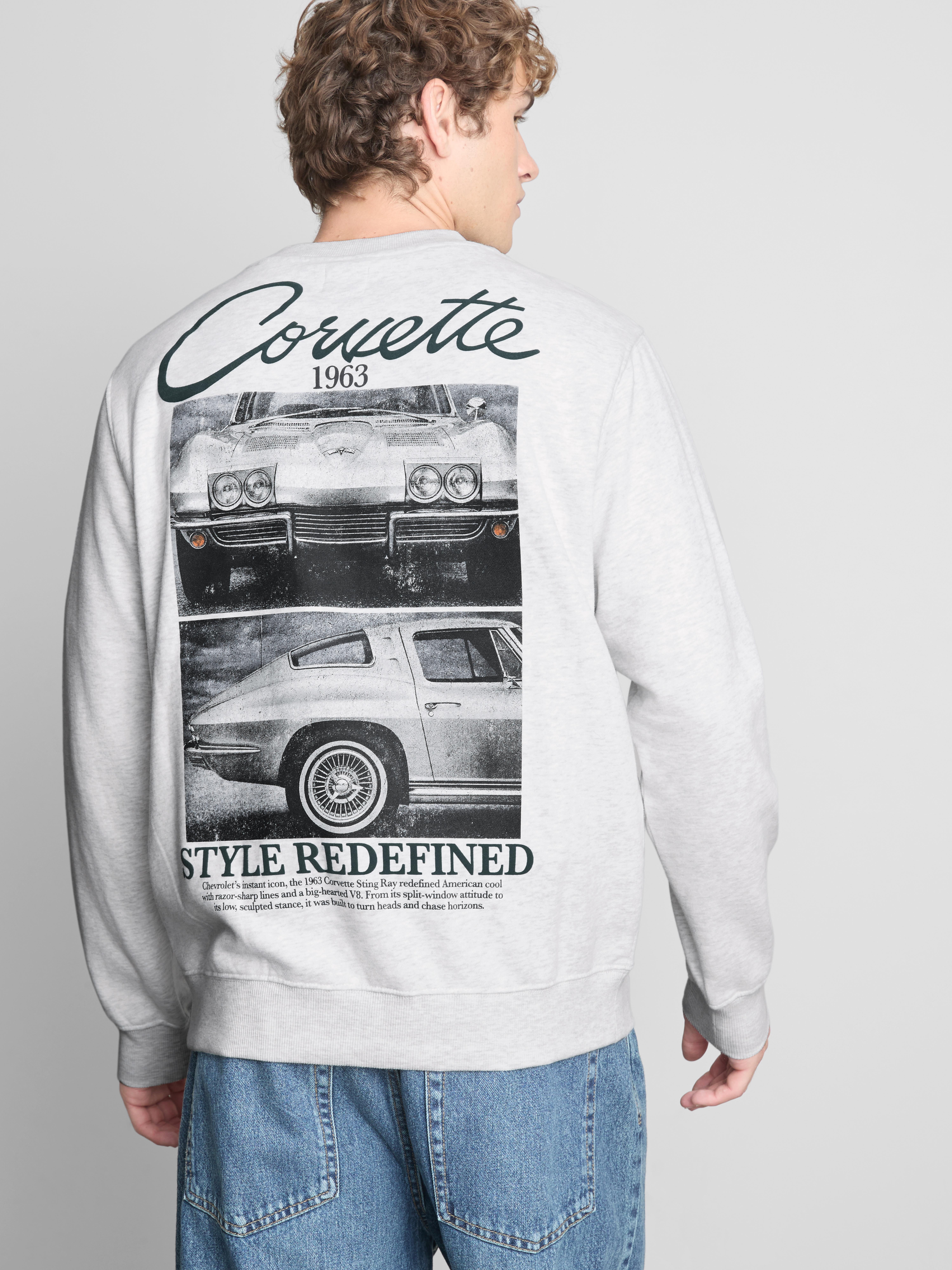 Cotton-Rich Chevrolet Corvette Sting Ray Sweatshirt