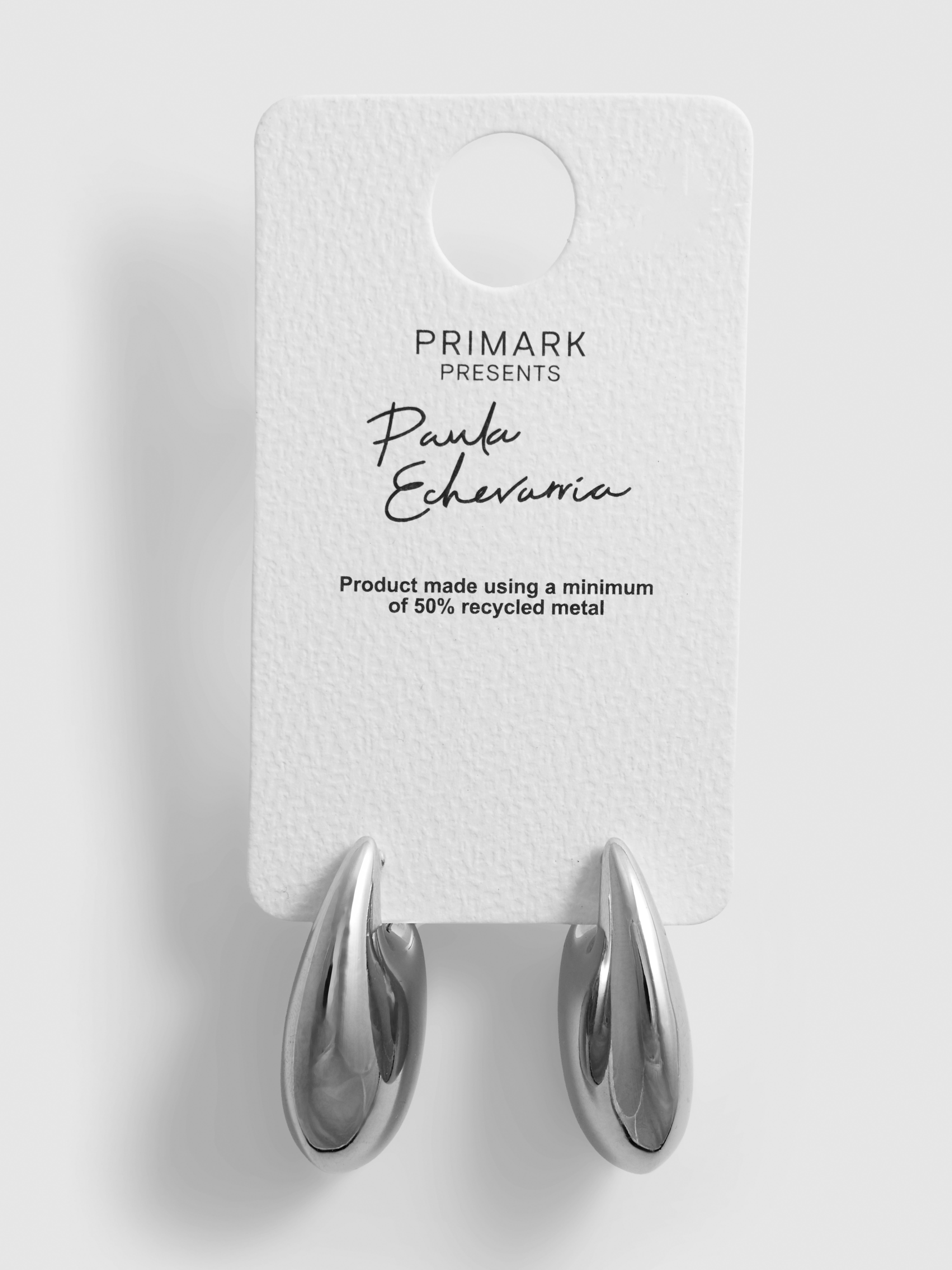 Paula Echevarría Sculpted Teardrop Hoop Earrings