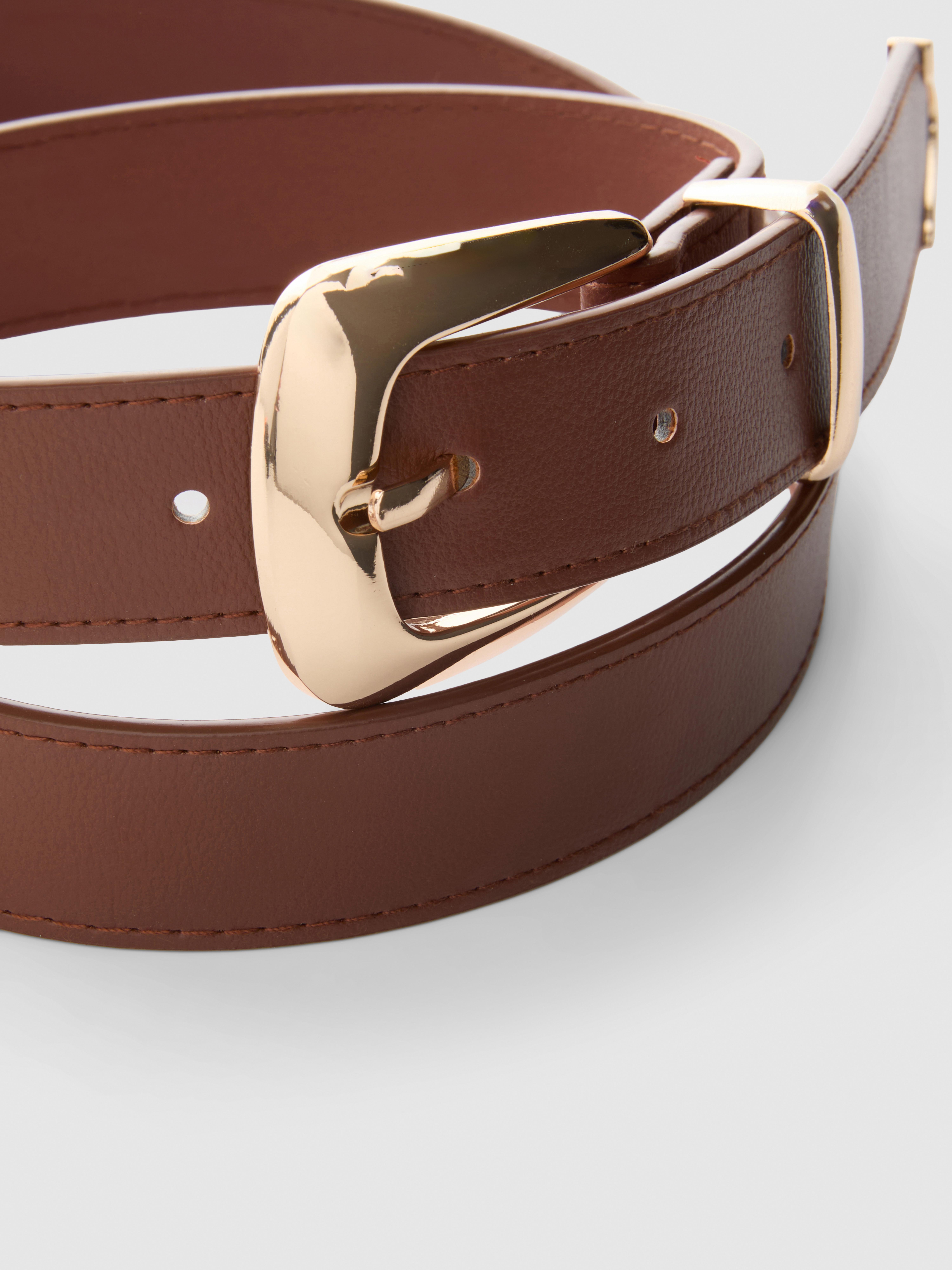 Croc Effect Metal Tip Belt