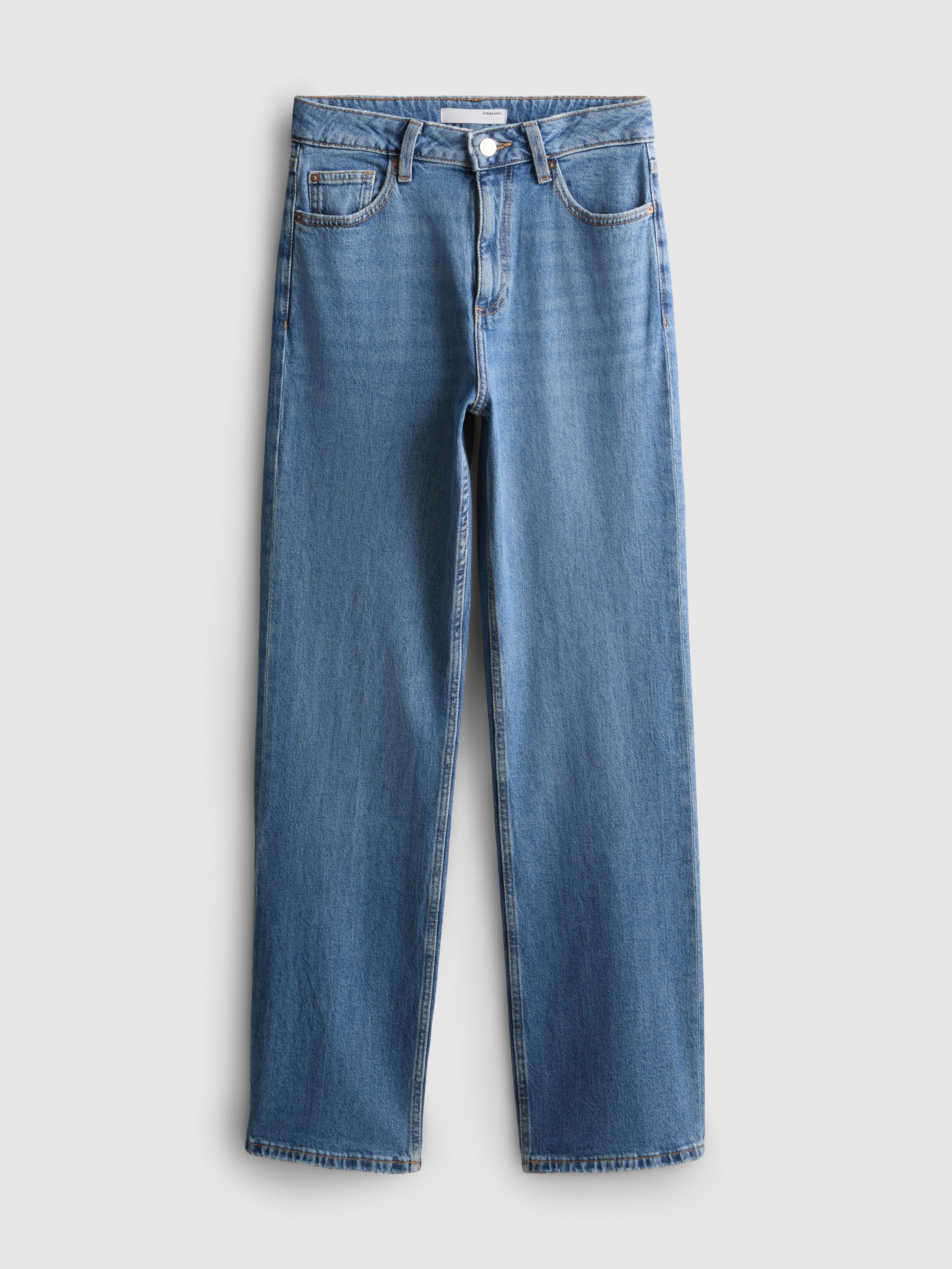 Cotton-Rich Denim Straight-Leg Jeans