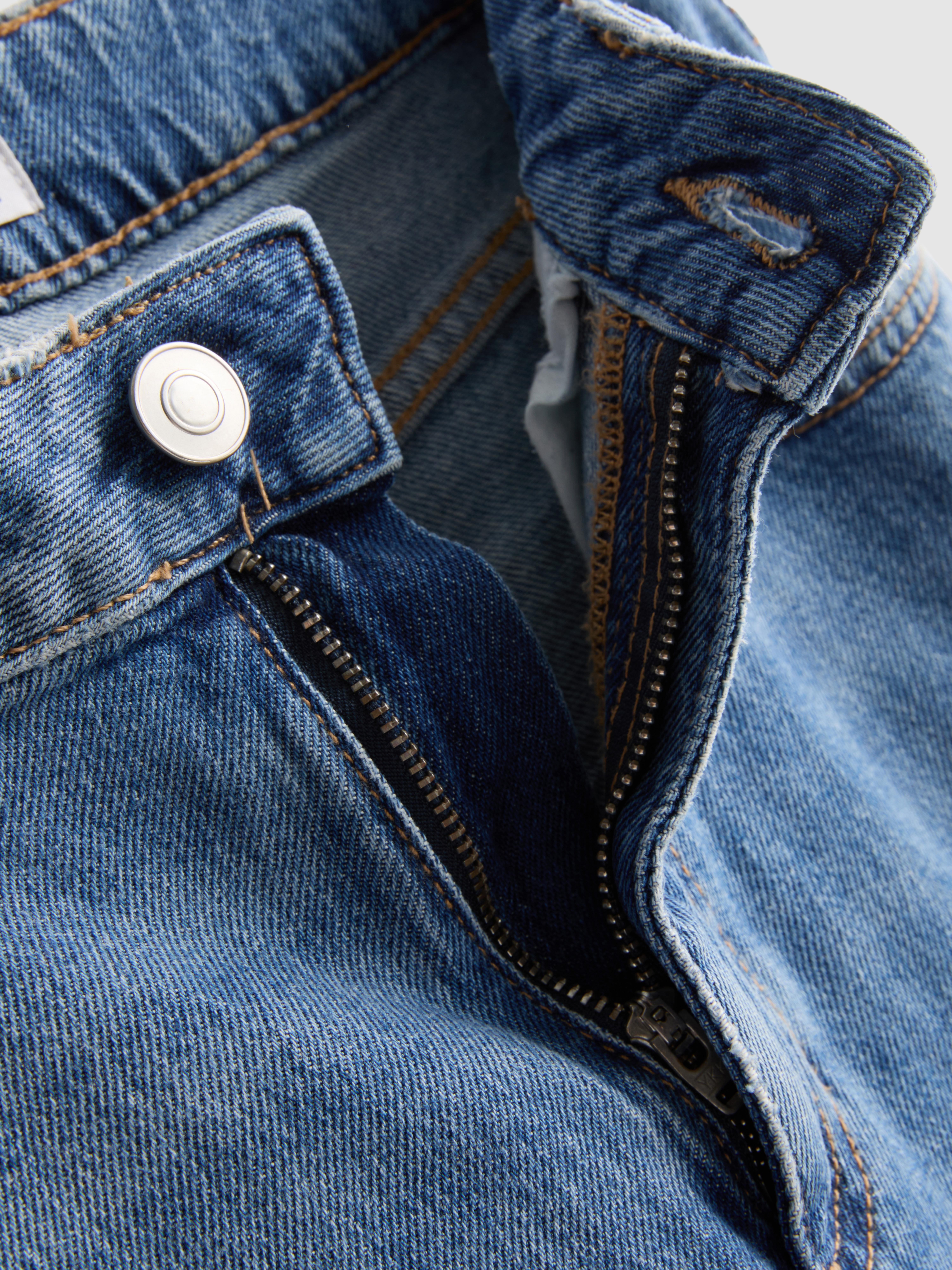 Cotton-Rich Denim Straight-Leg Jeans