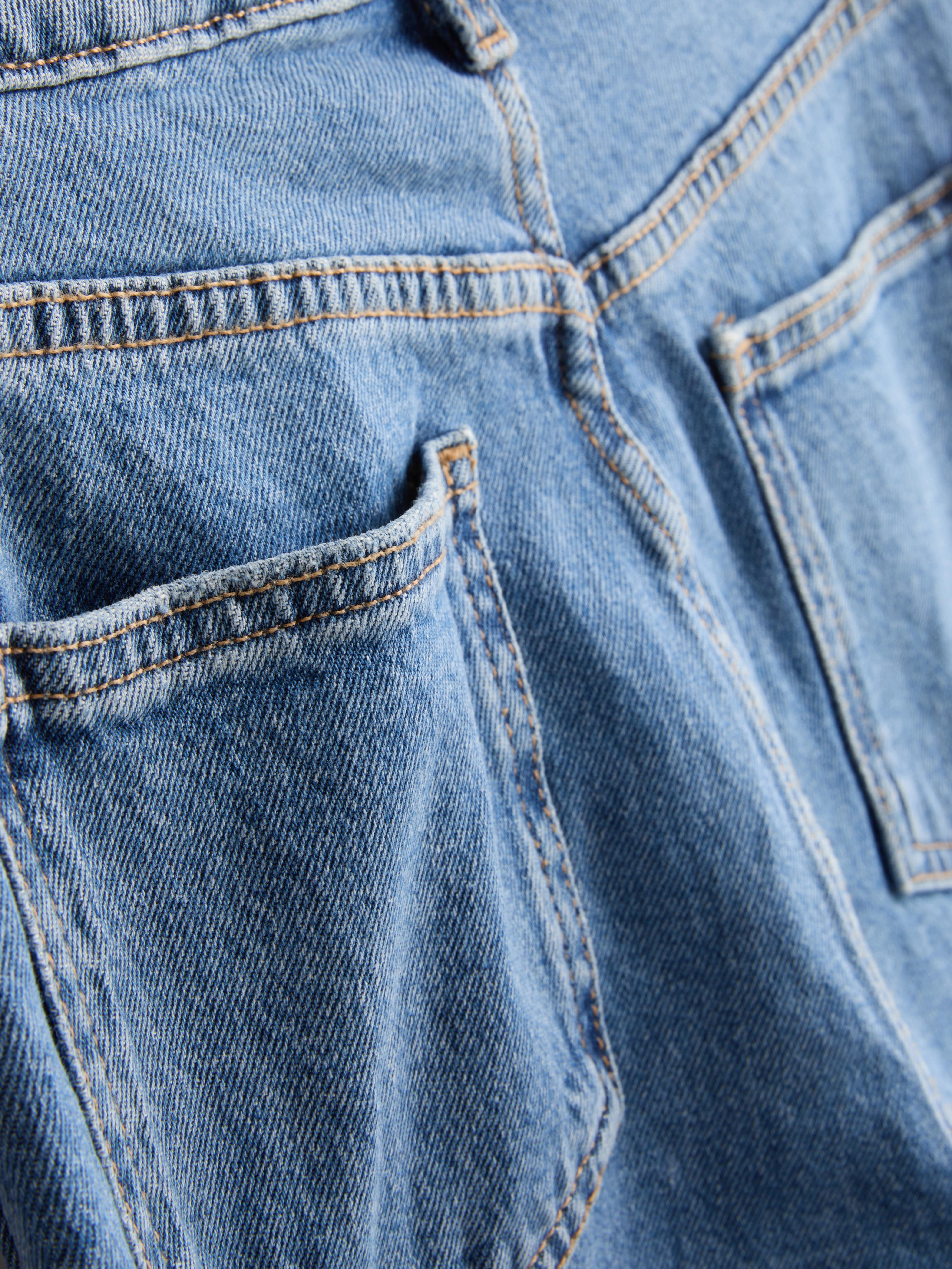 Cotton-Rich Denim Straight-Leg Jeans