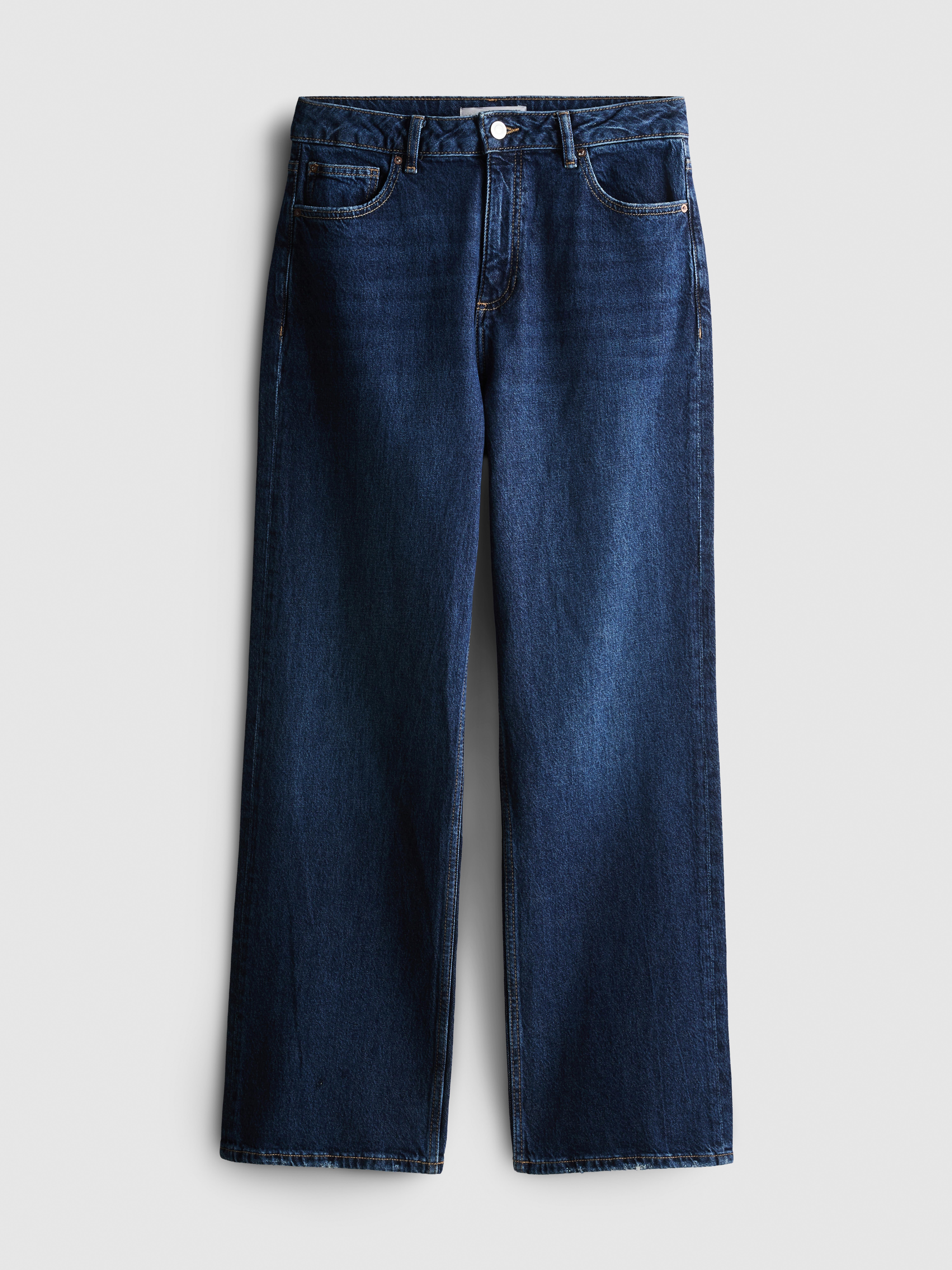 Cotton-Rich Denim Straight-Leg Jeans