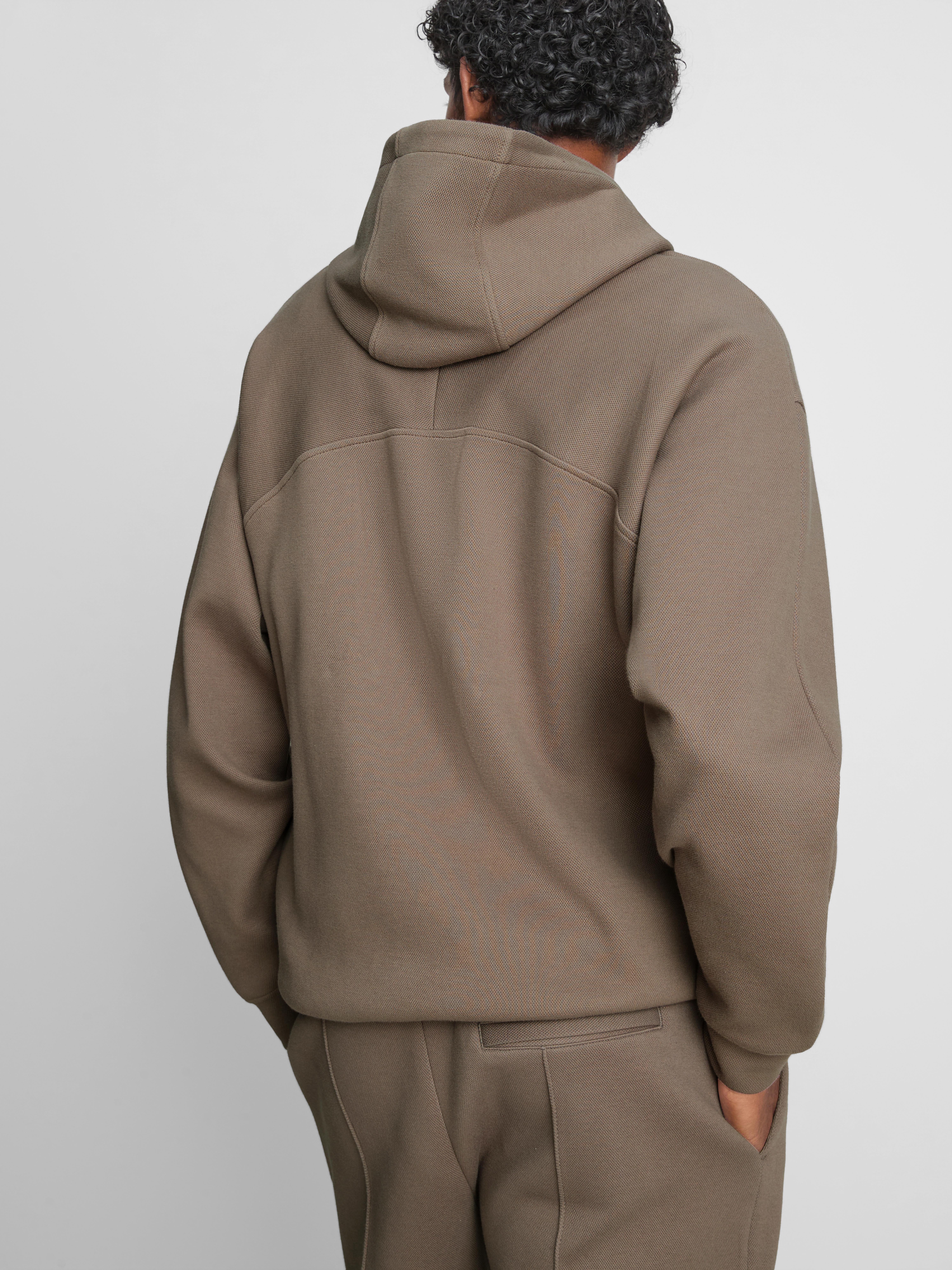 The Edit Textured Pullover Hoodie
