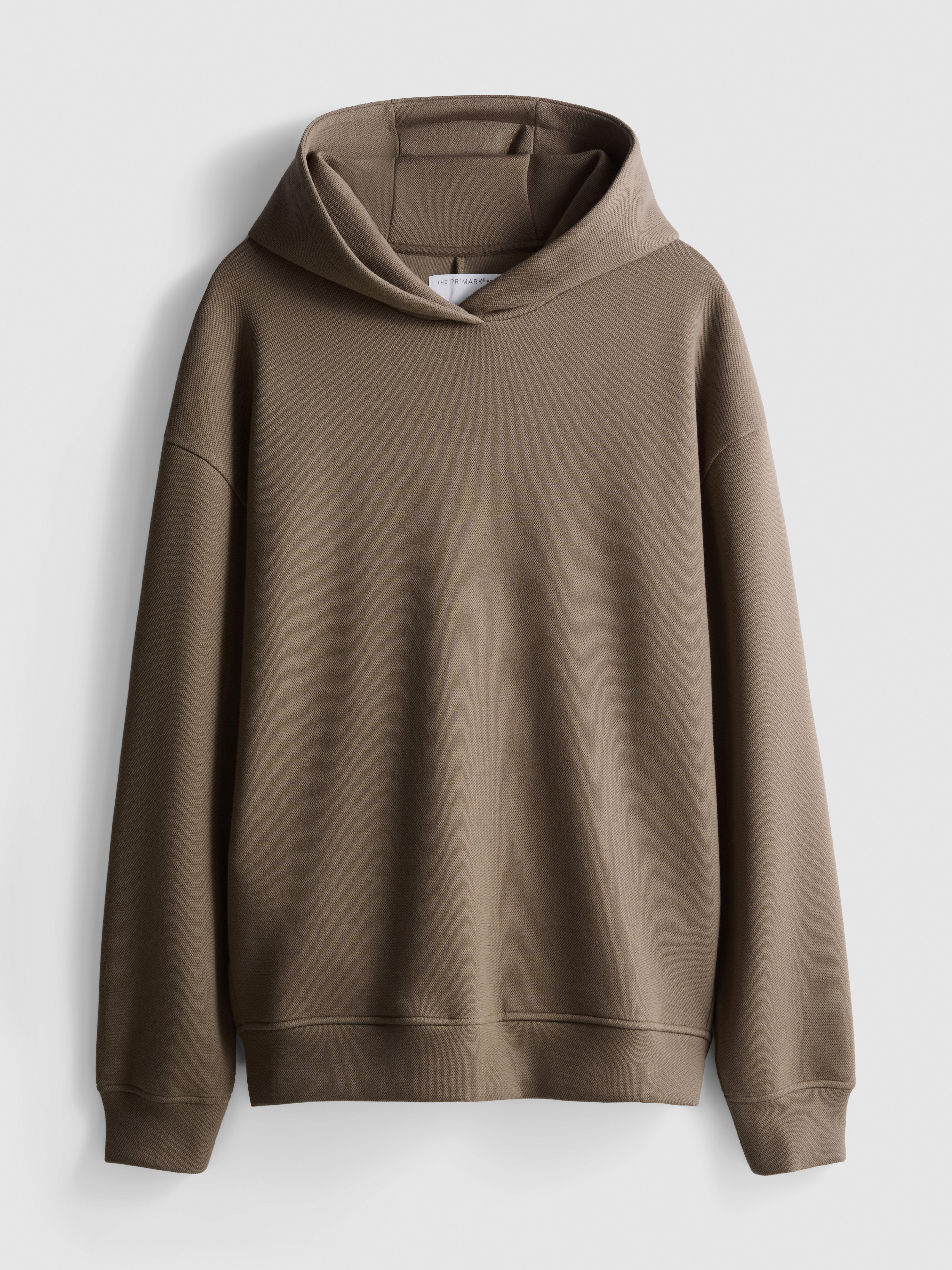 The Edit Textured Pullover Hoodie