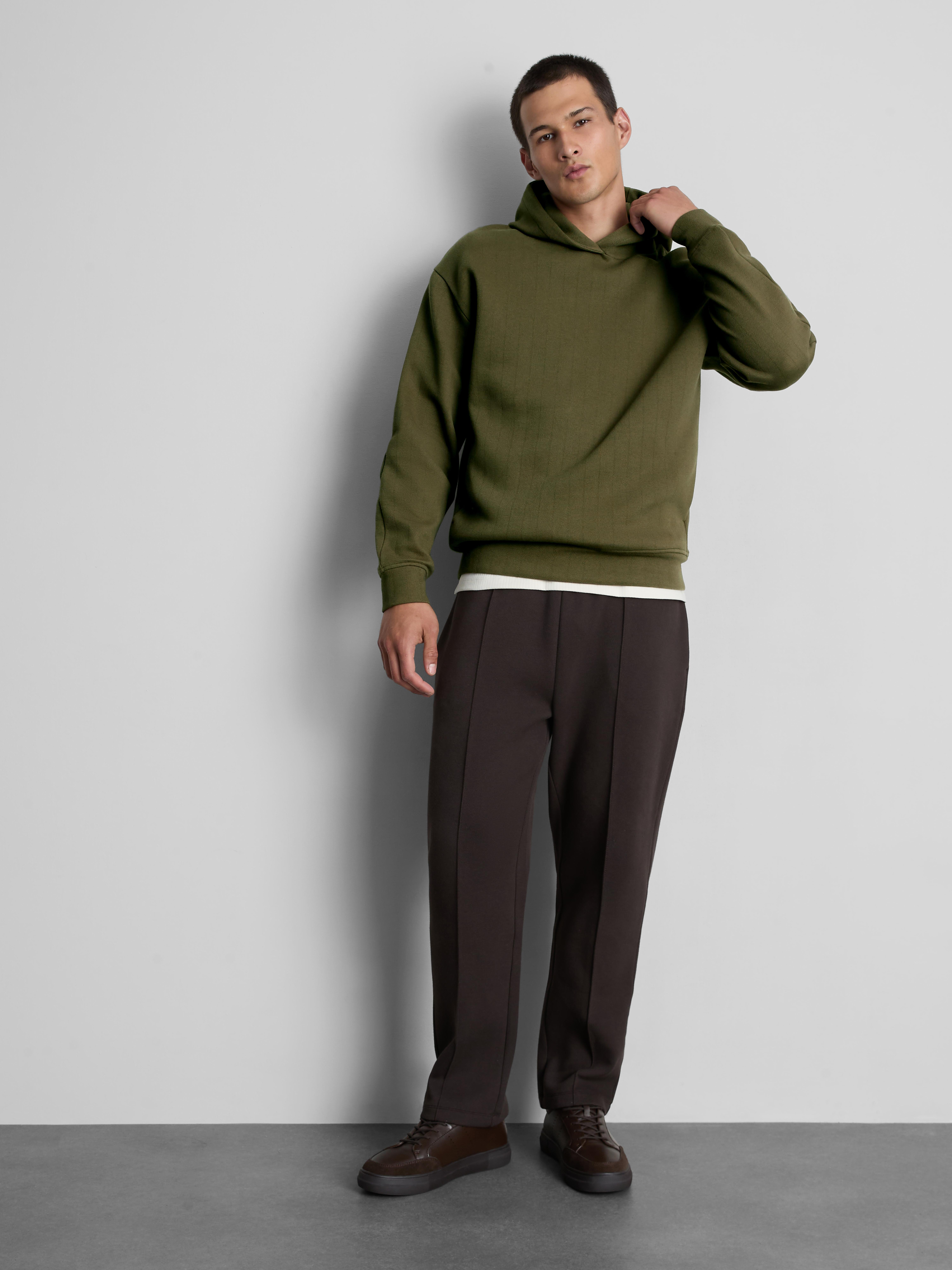 The Edit Textured Hoodie