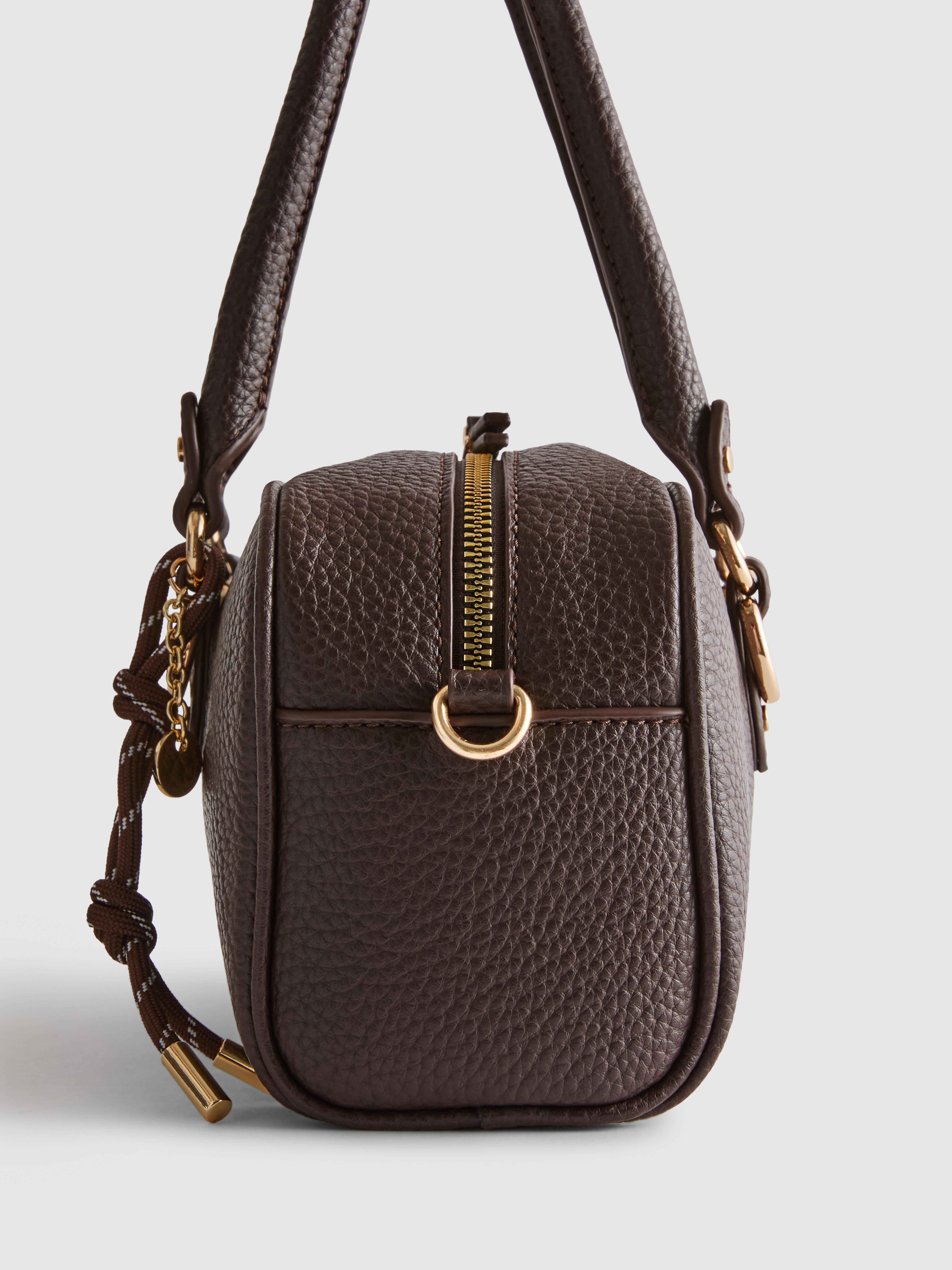 Charm Detail Bowler Bag