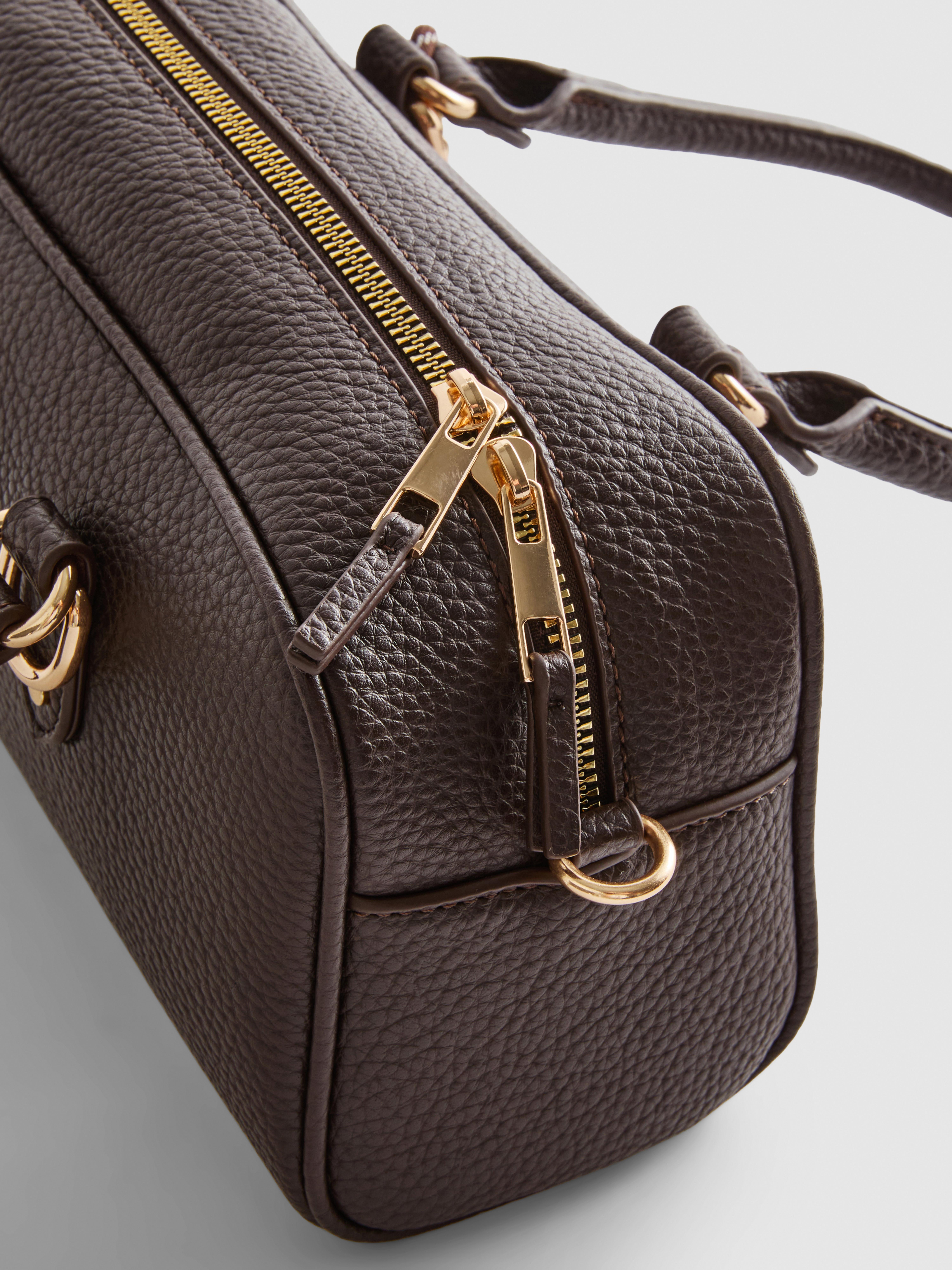 Charm Detail Bowler Bag