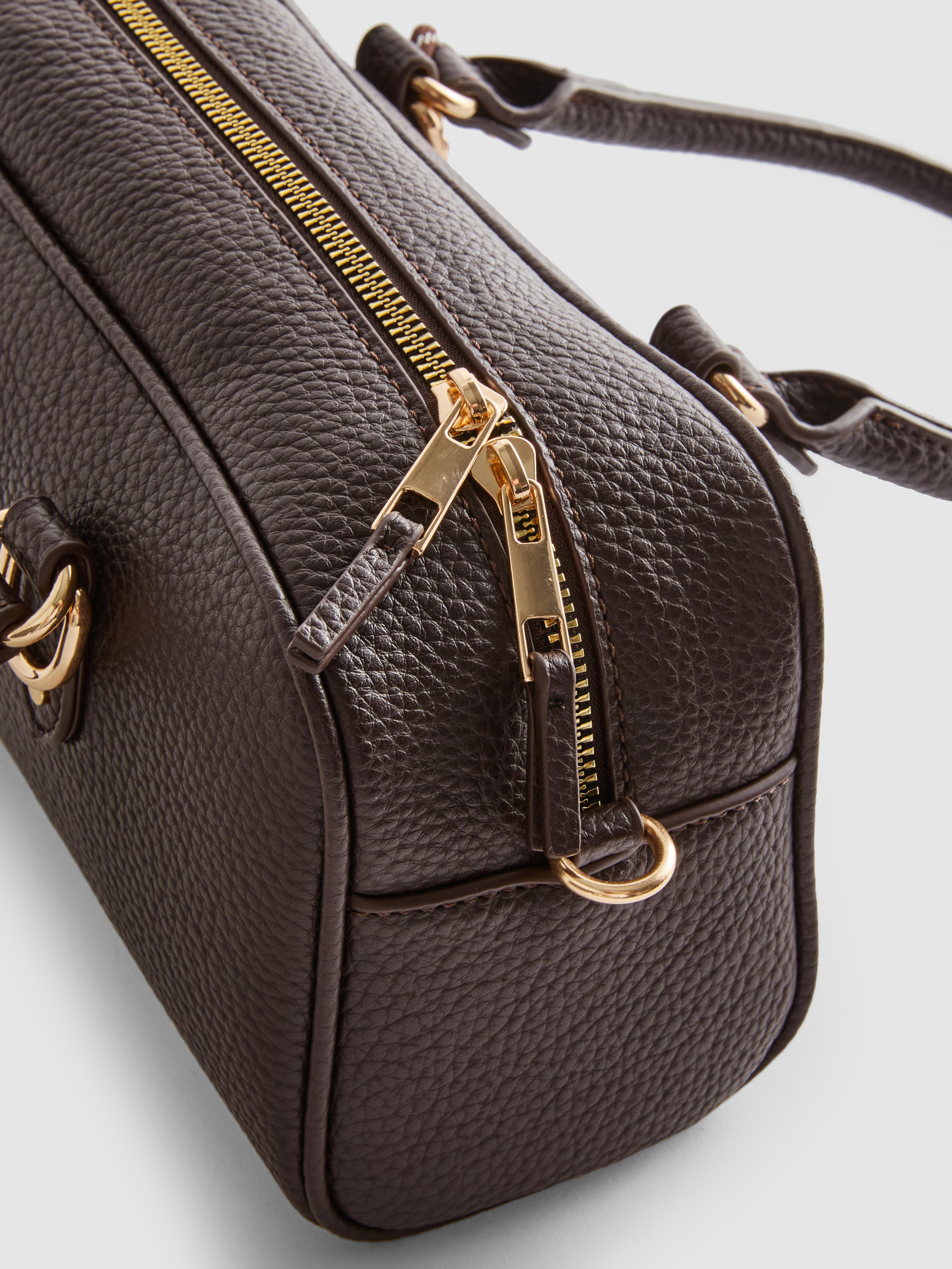 Charm Detail Bowler Bag