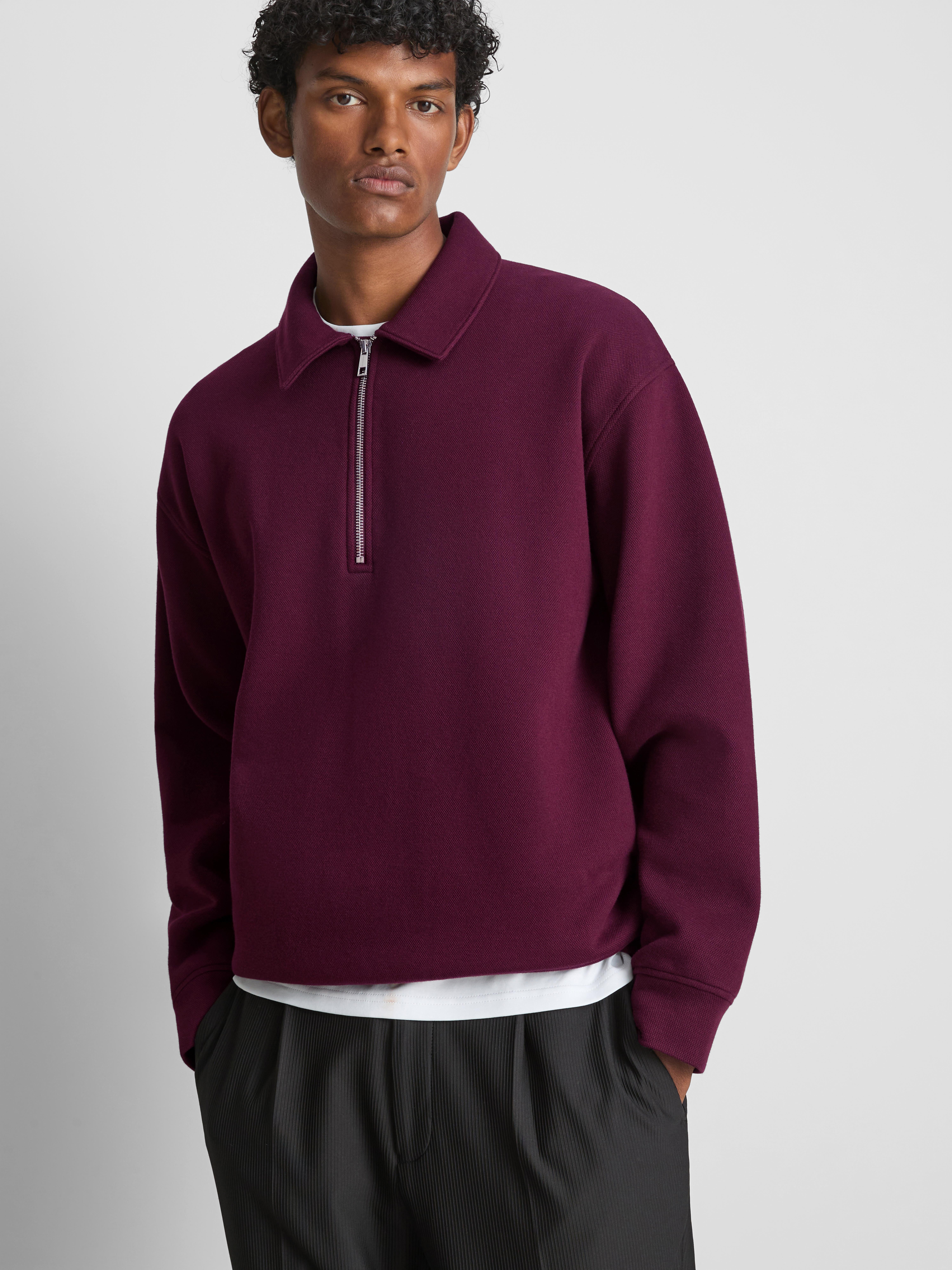 The Edit Quarter Zip Sweatshirt