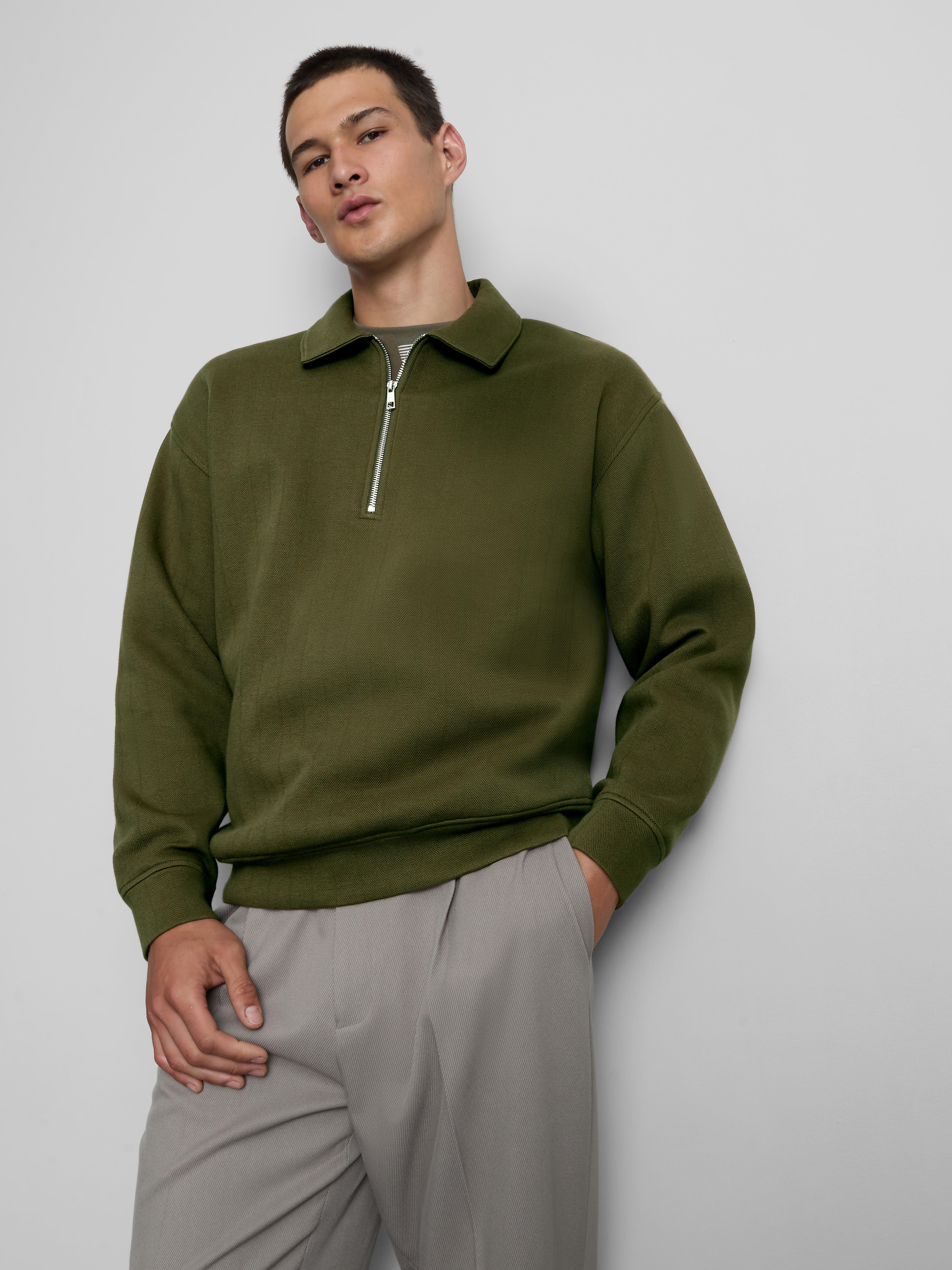 The Edit Quarter Zip Sweatshirt