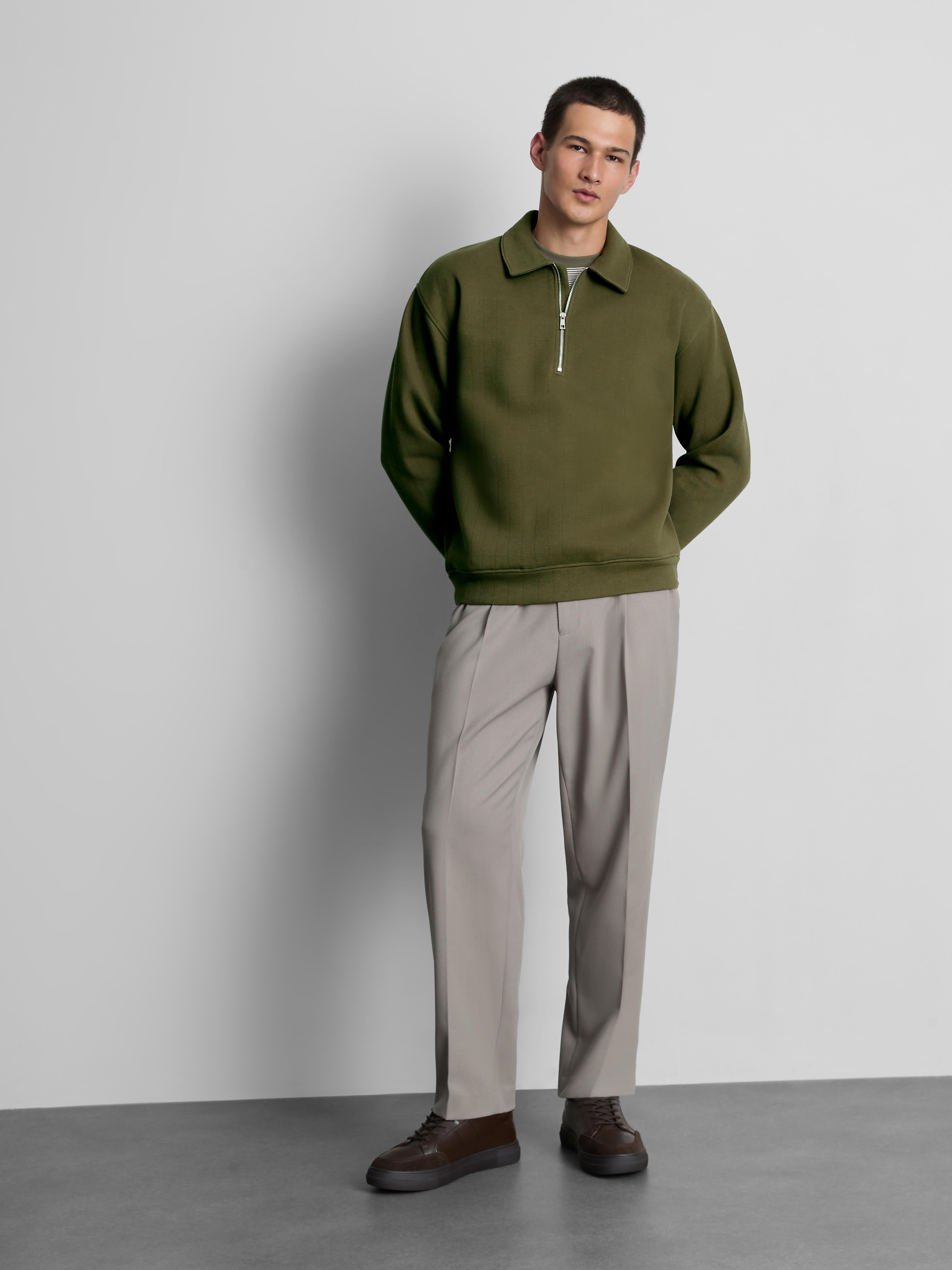 The Edit Quarter Zip Sweatshirt