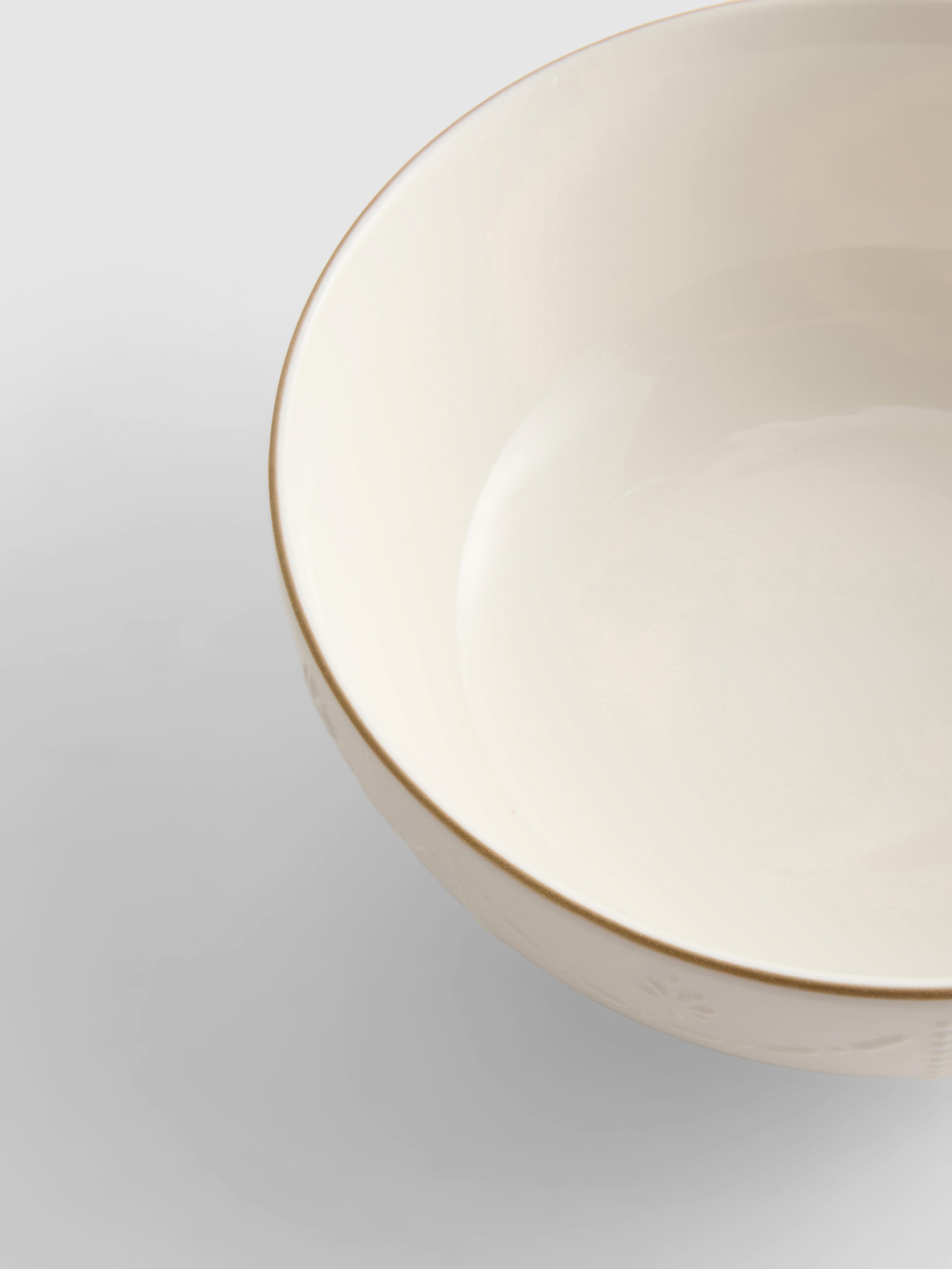 Christmas Embossed Cereal Bowl
