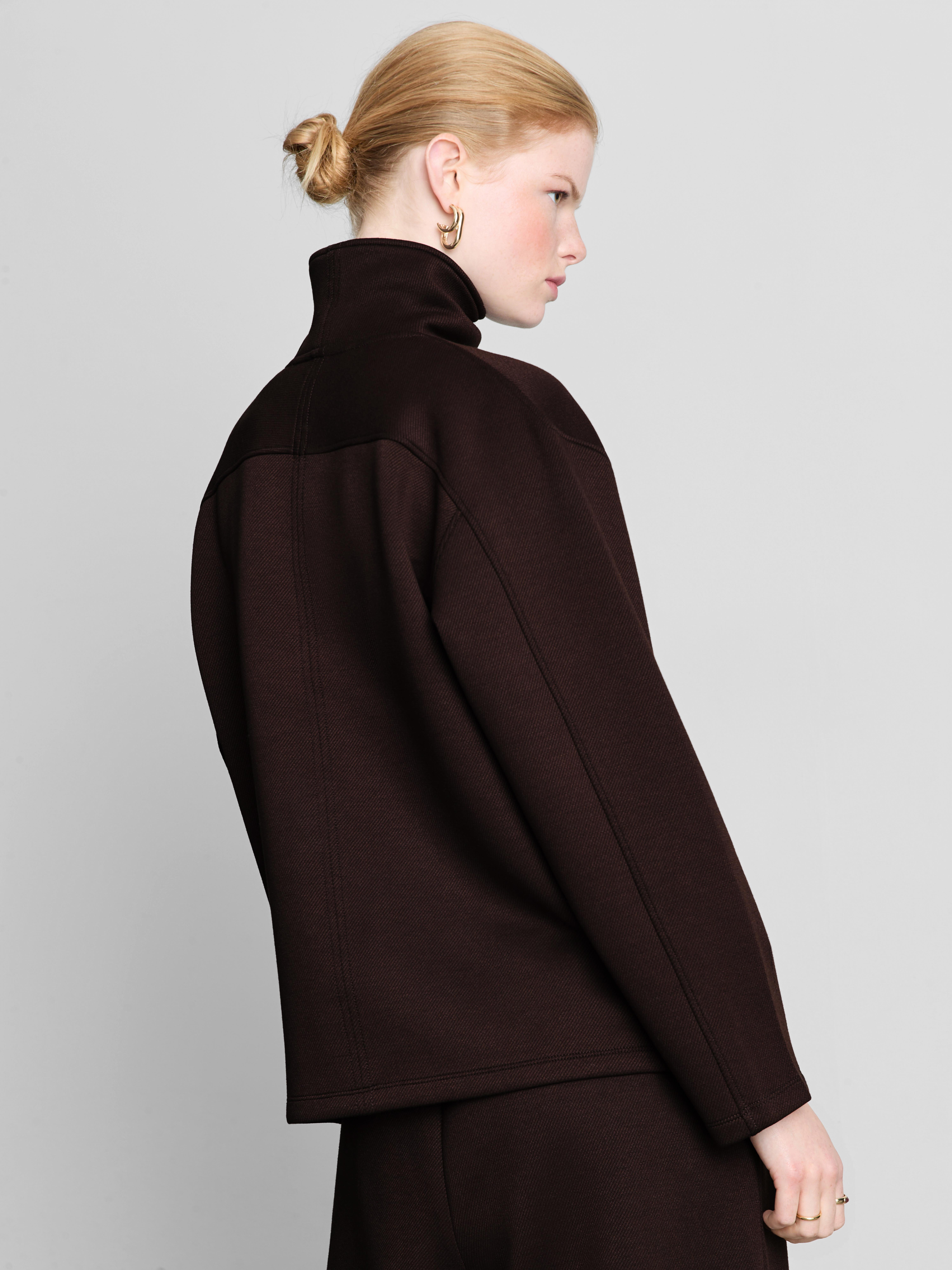 The Edit Oversized Half Zip Sweatshirt