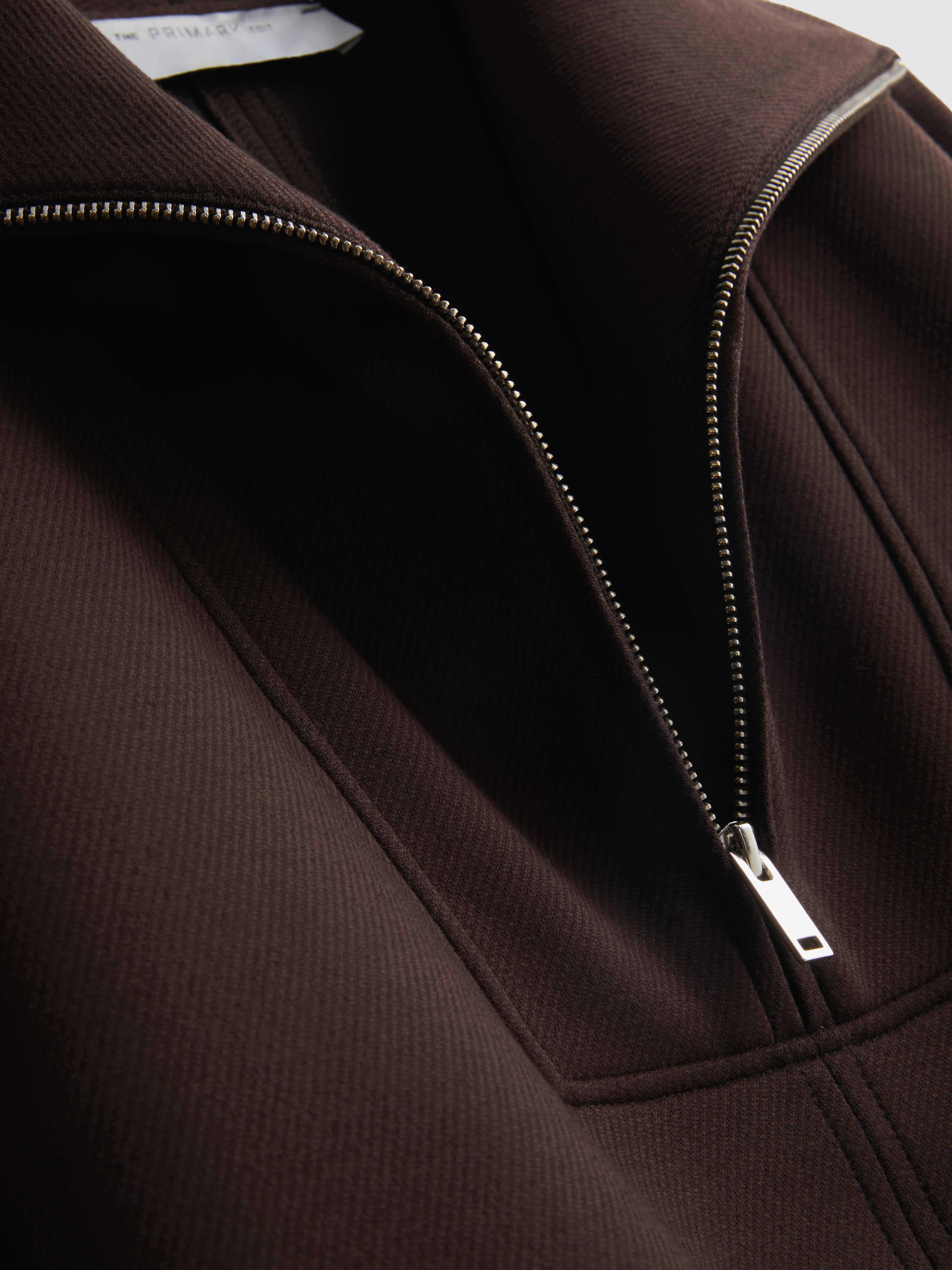 The Edit Oversized Half Zip Sweatshirt