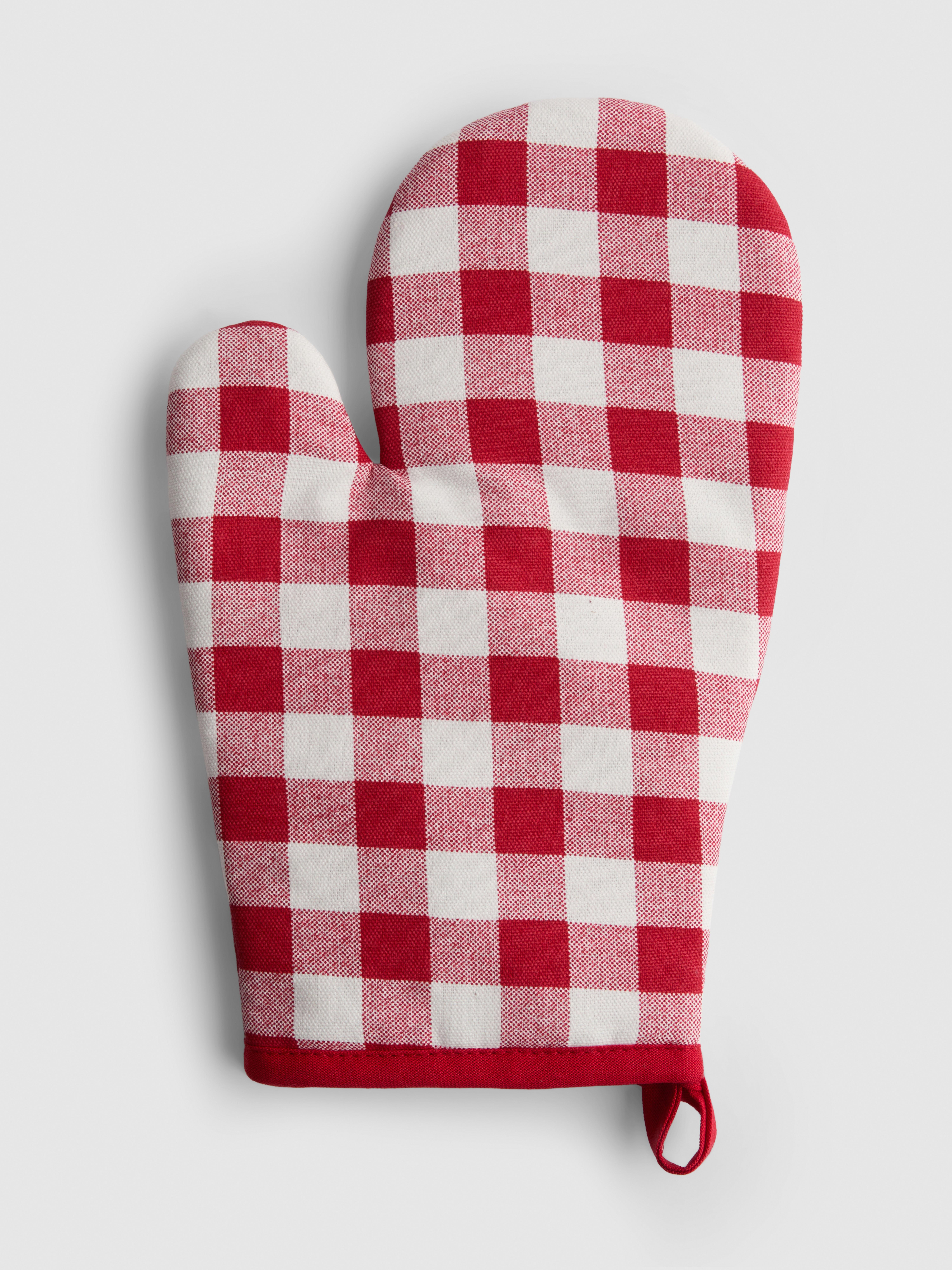 Gingham Oven Glove