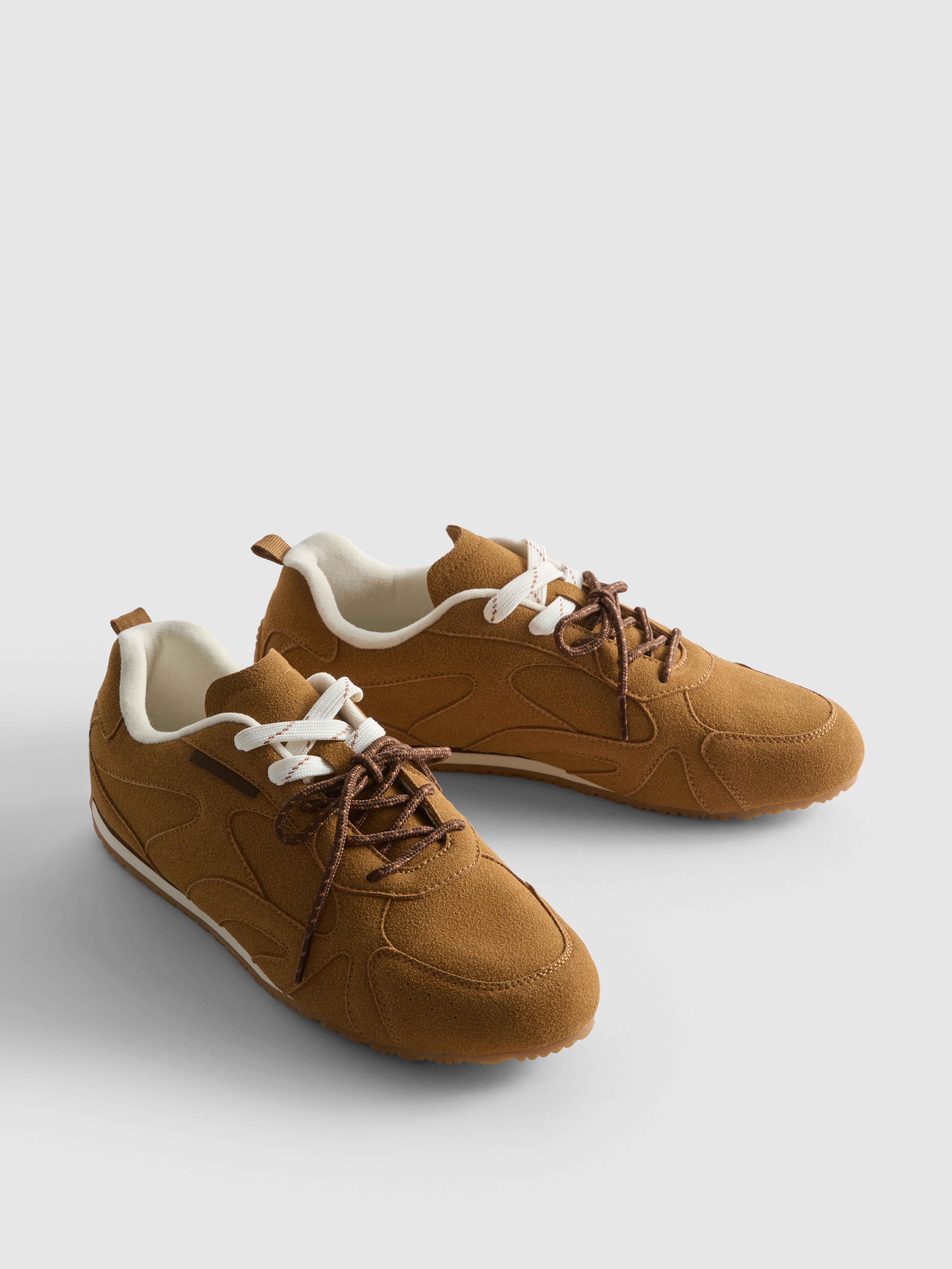 Faux Suede Low Tops