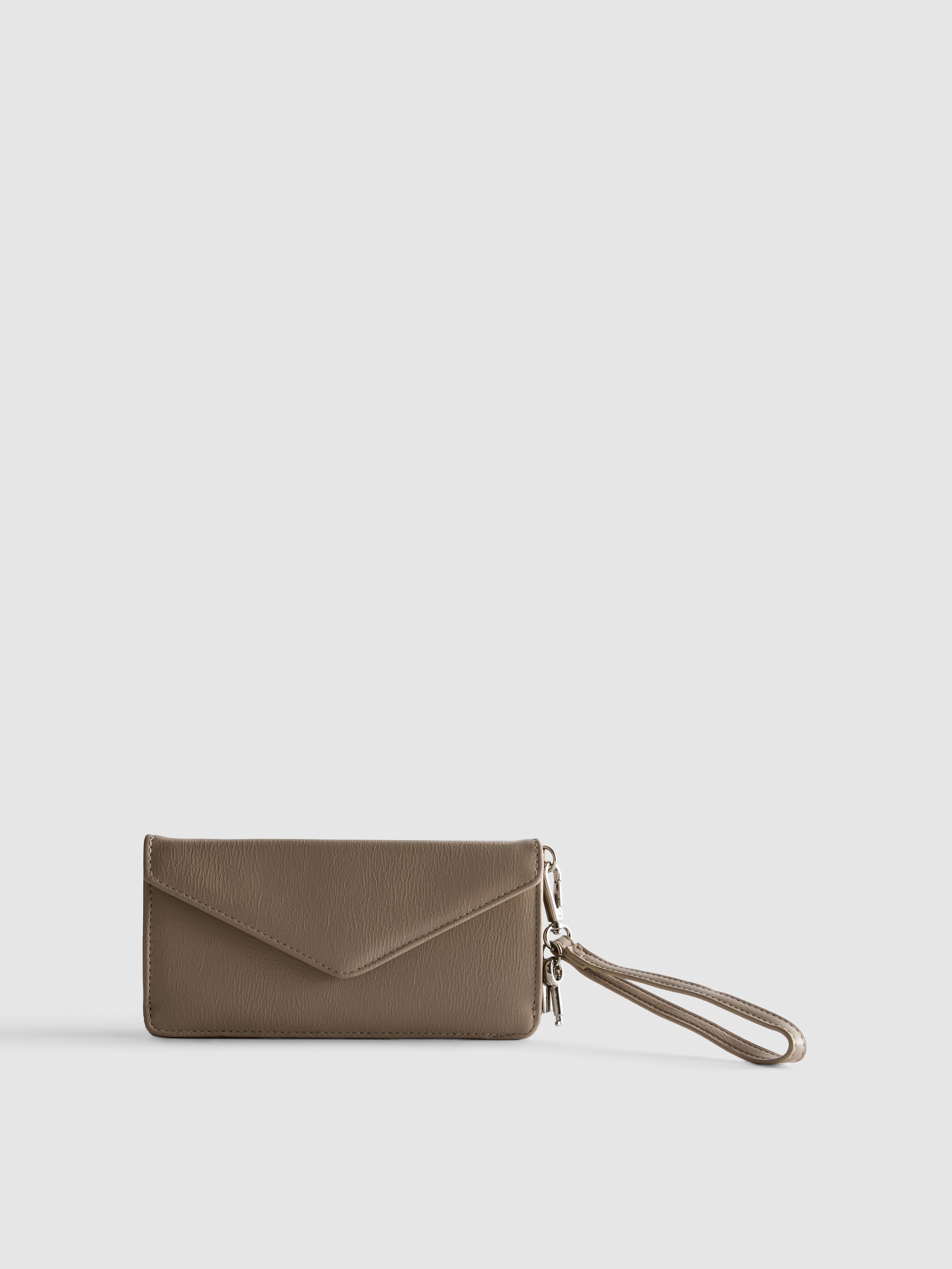 Bolsa alça pulso imitação pele