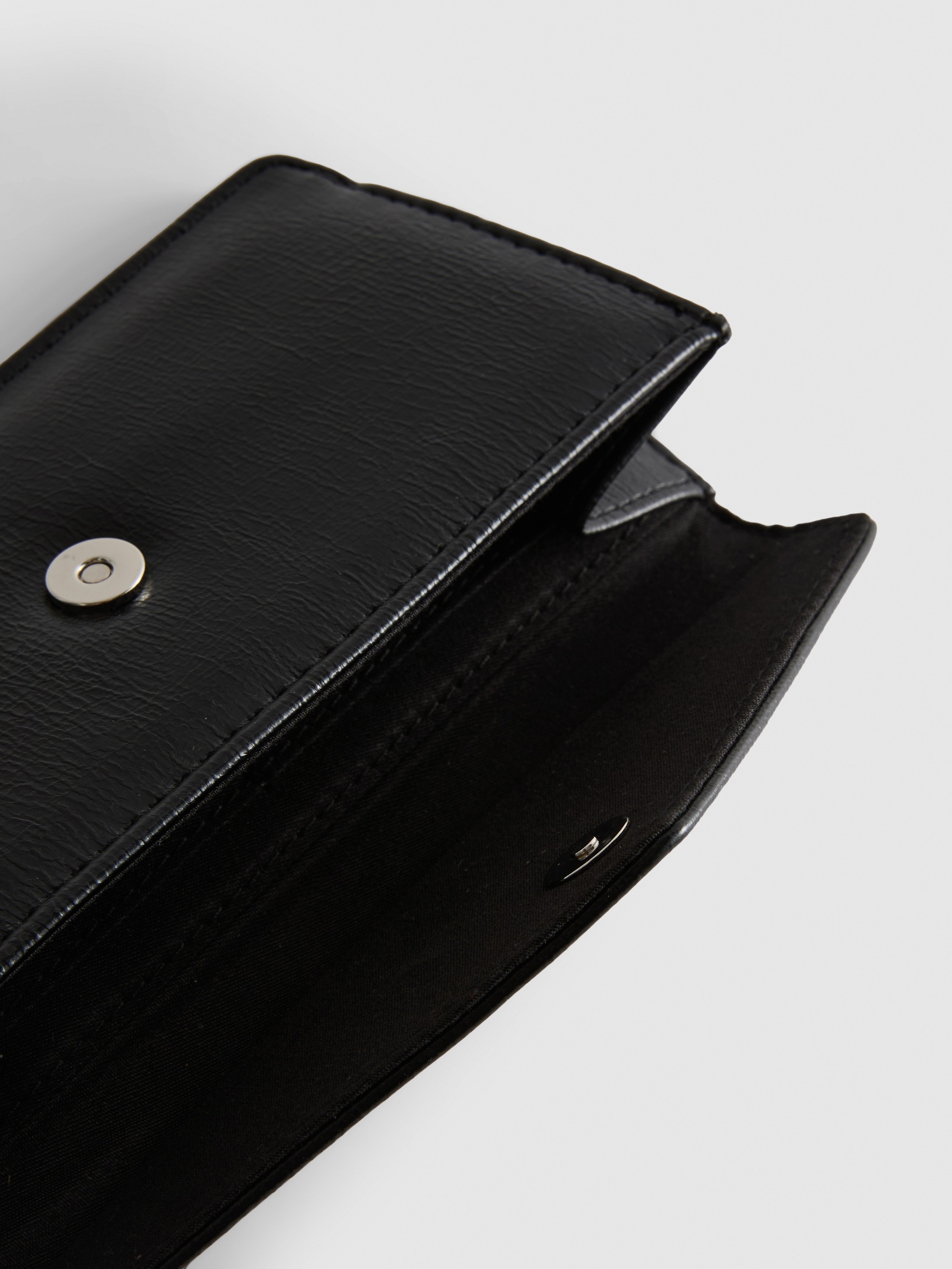 Faux Leather Wristlet Purse