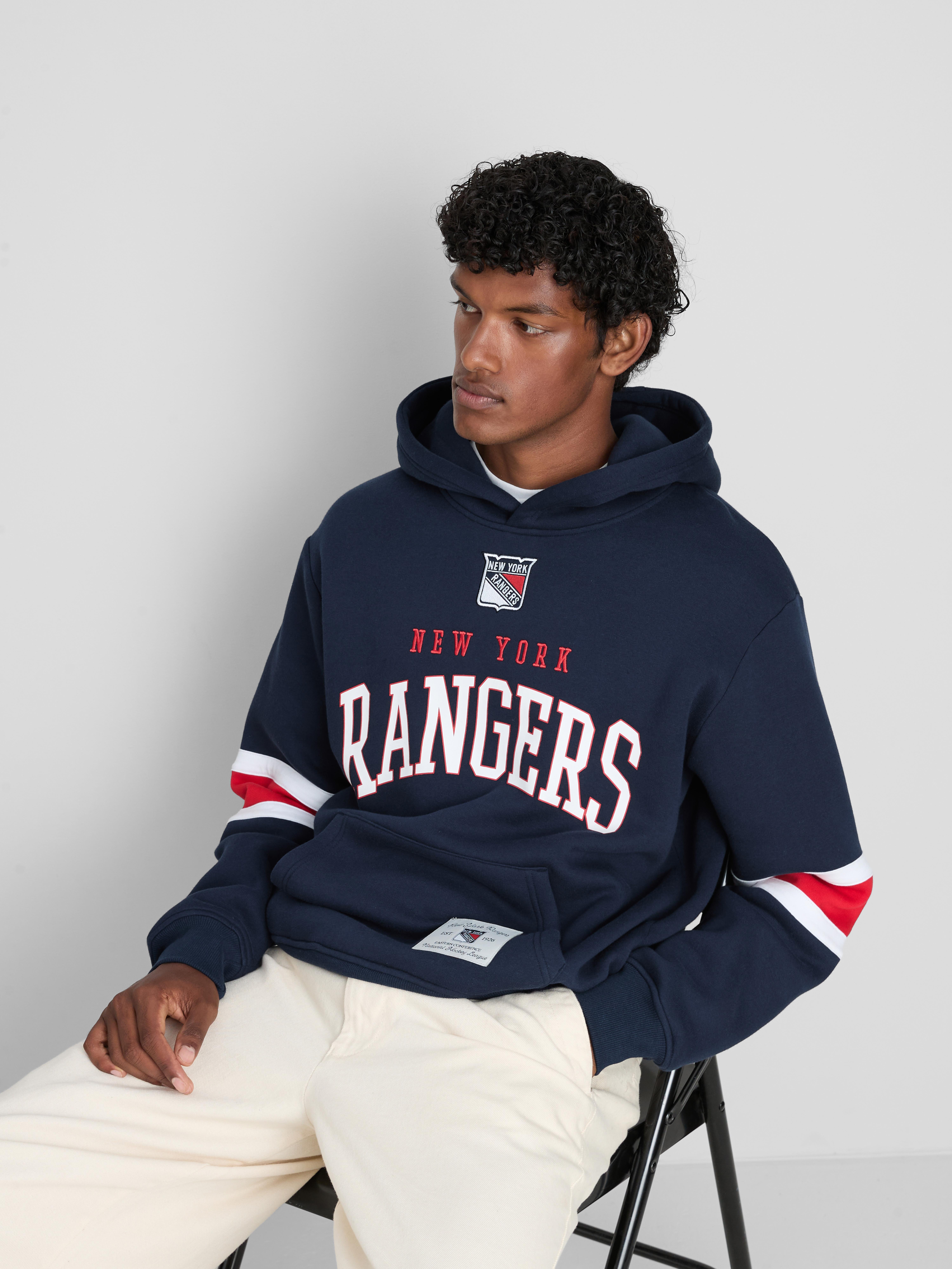 NHL New York Rangers Cotton Rich Graphic Hoodie