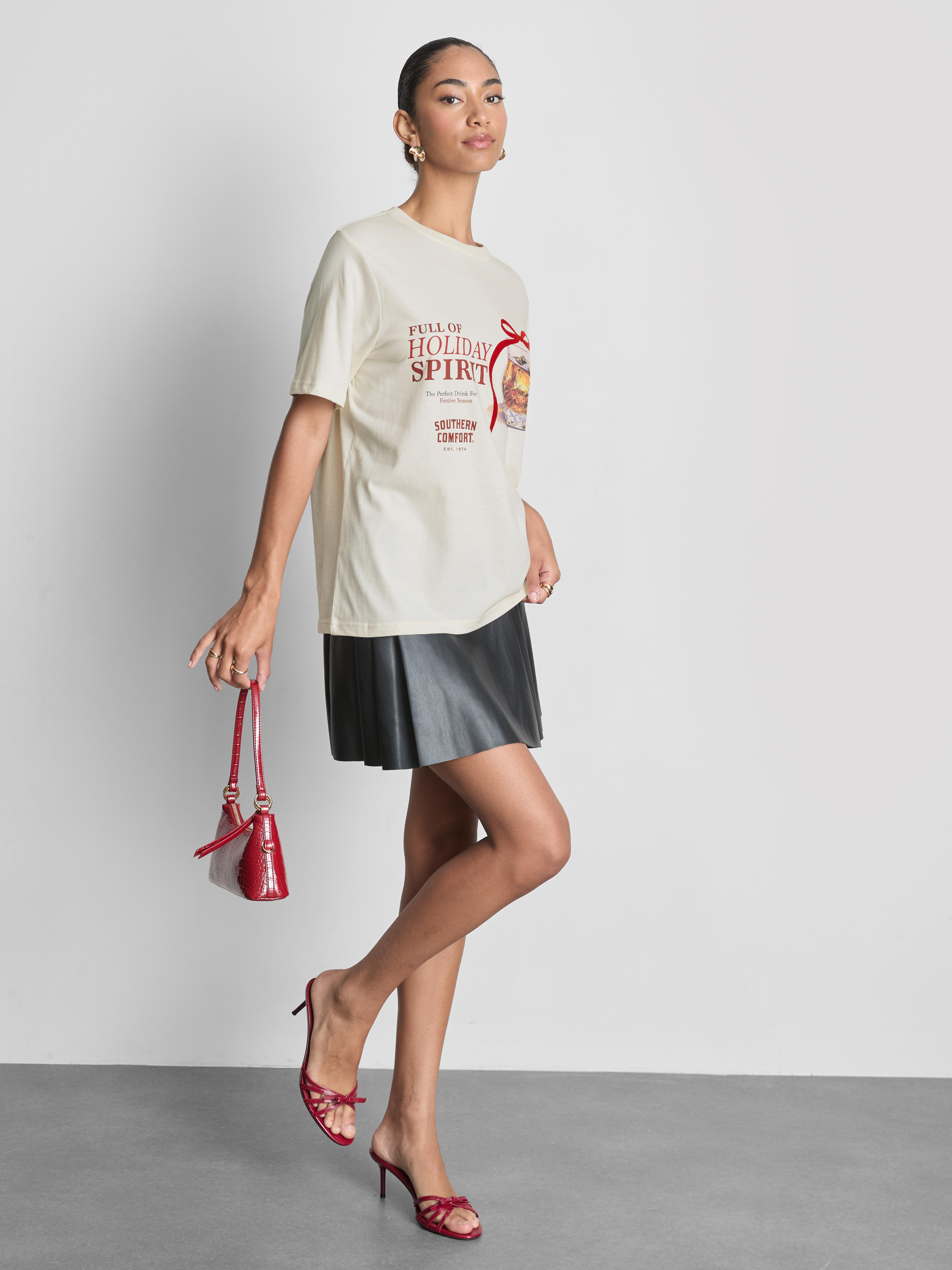 Southern Comfort Pure Cotton Christmas Graphic Tee