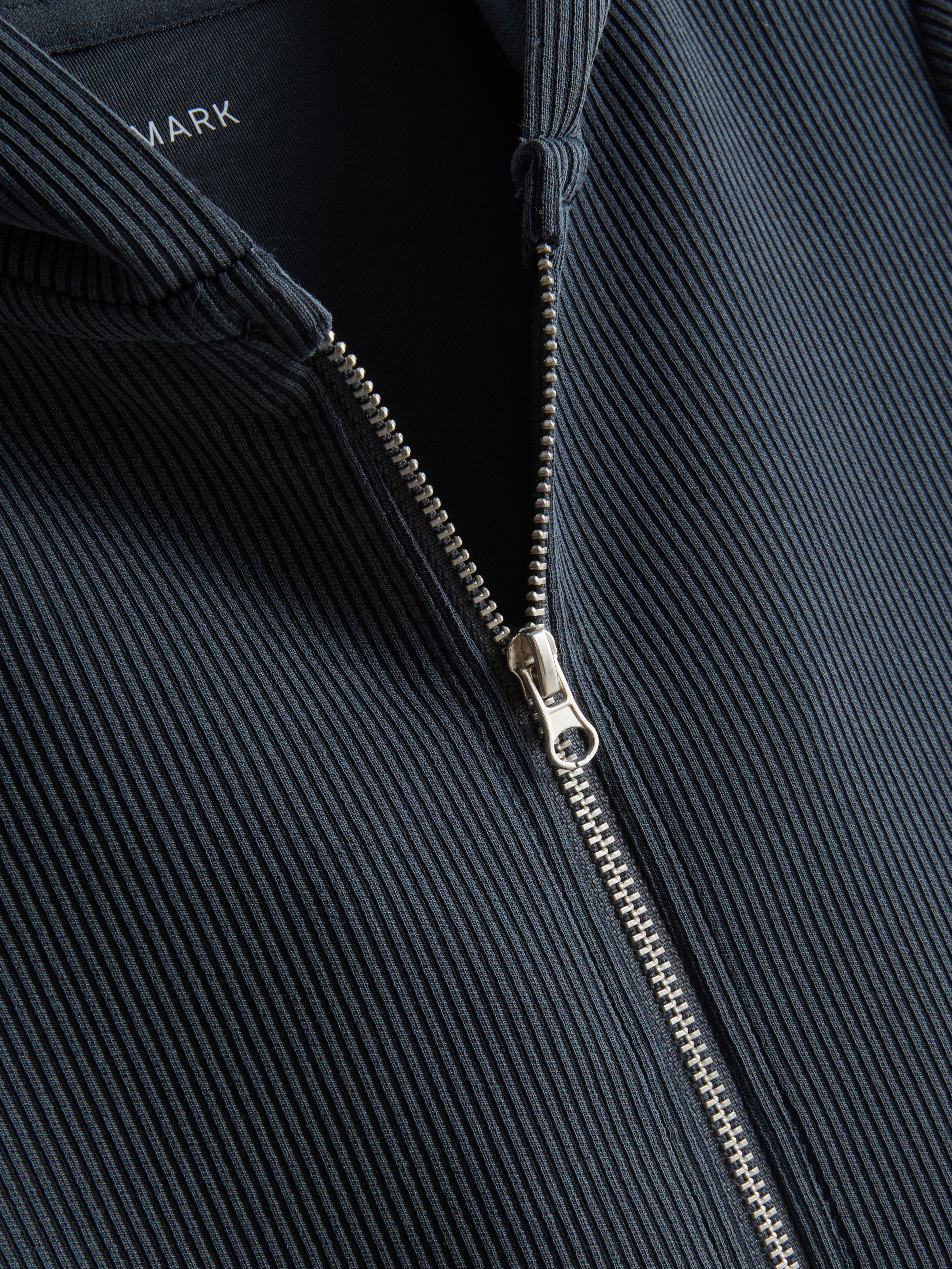 7-15yrs | Ribbed Zip-Up Hoodie