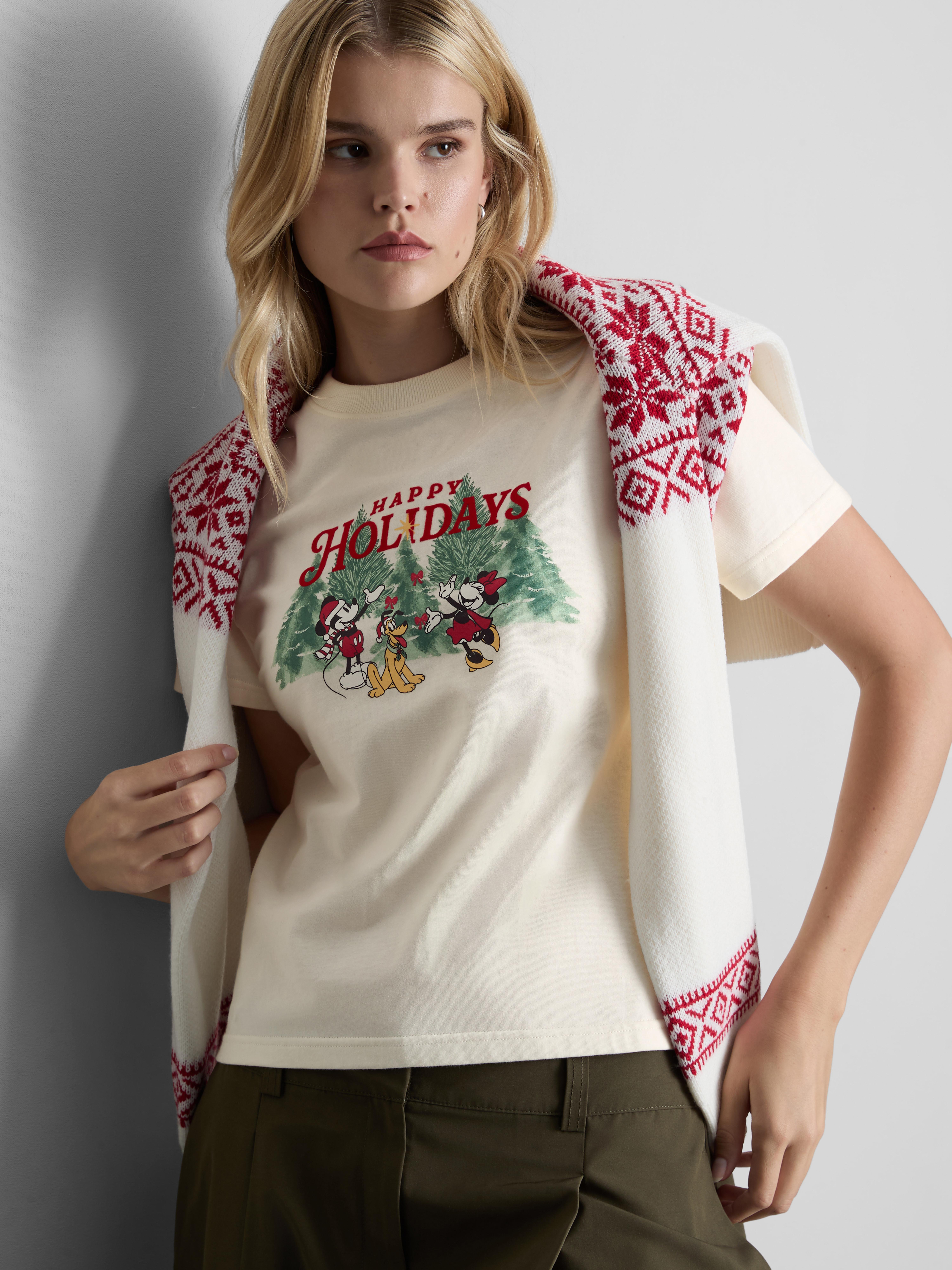 Disney's Mickey & Friends Festive Pure Cotton Tee