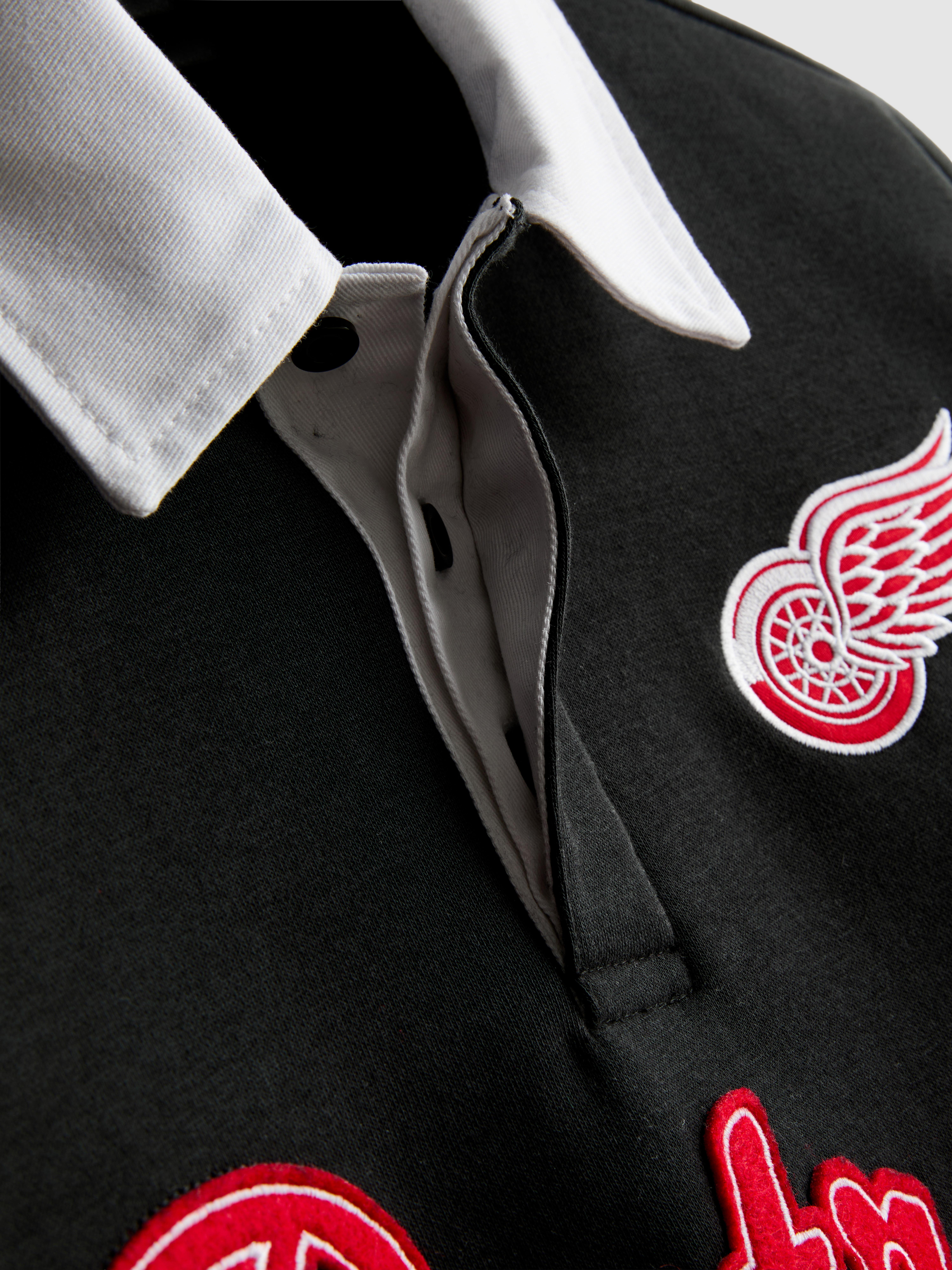 NHL Detroit Red Wings Cotton Rich Rugby Shirt