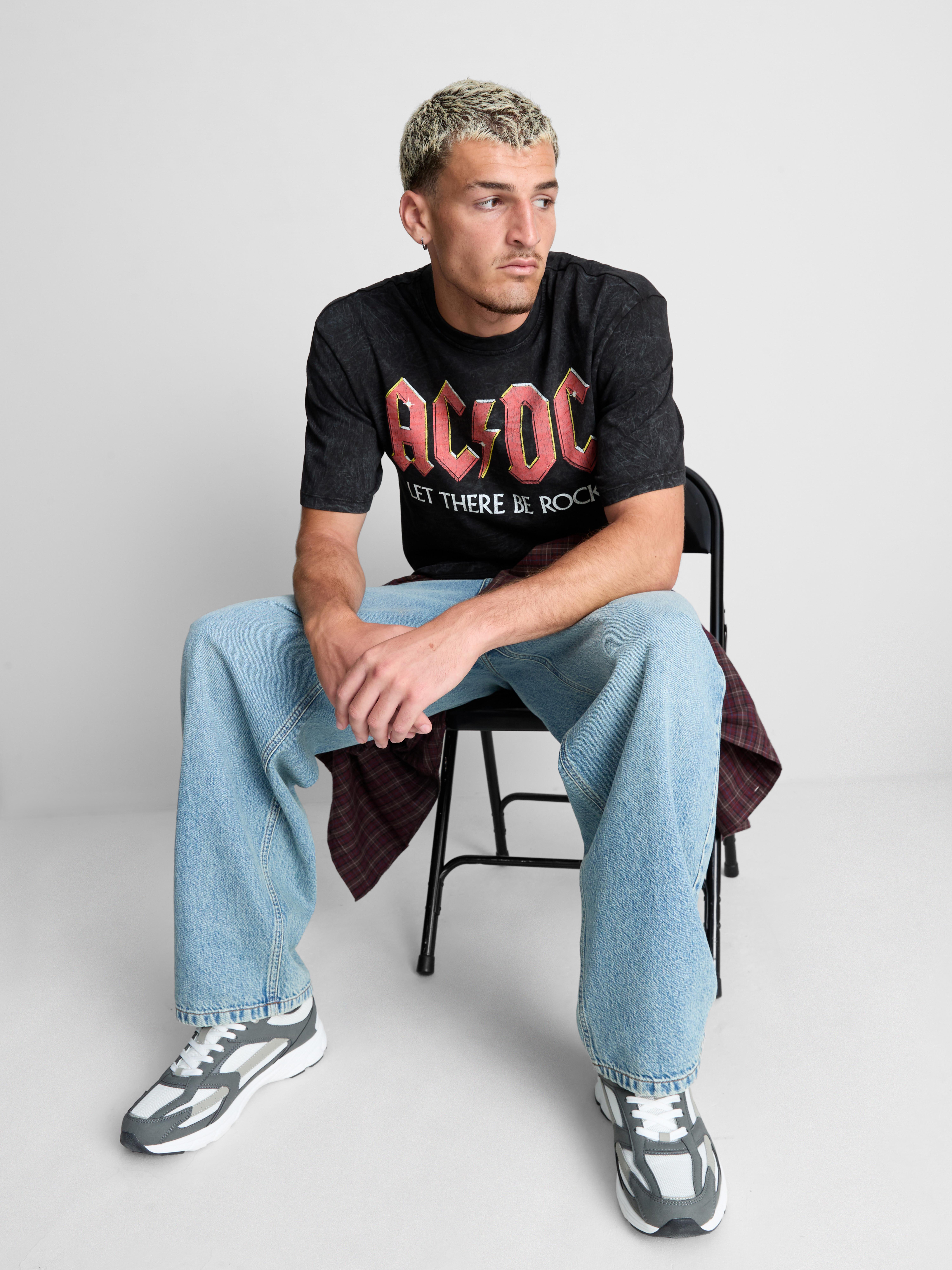 AC/DC Pure Cotton Graphic T-Shirt